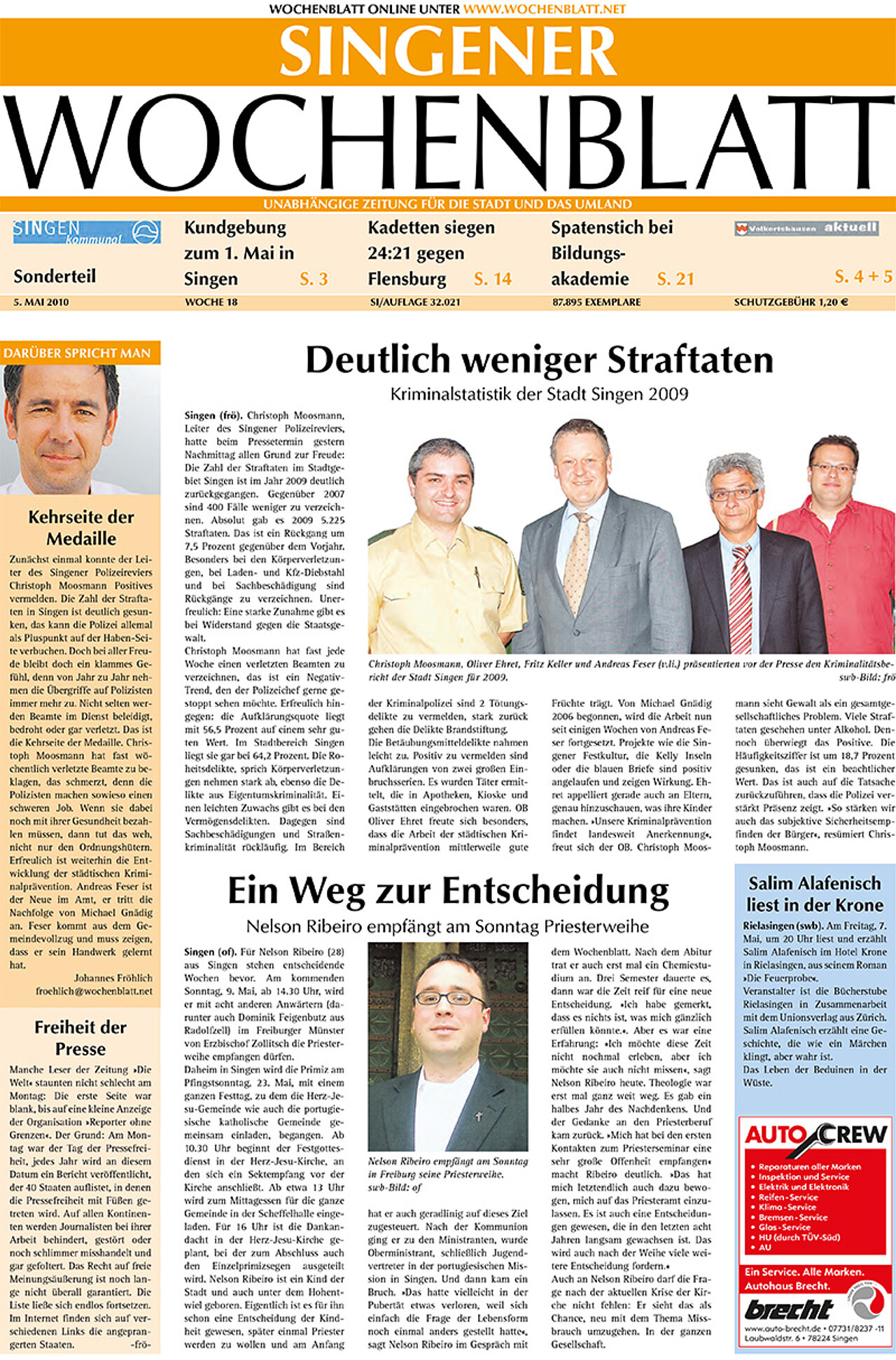 Ausgabe 18 vom 05. Mai 2010