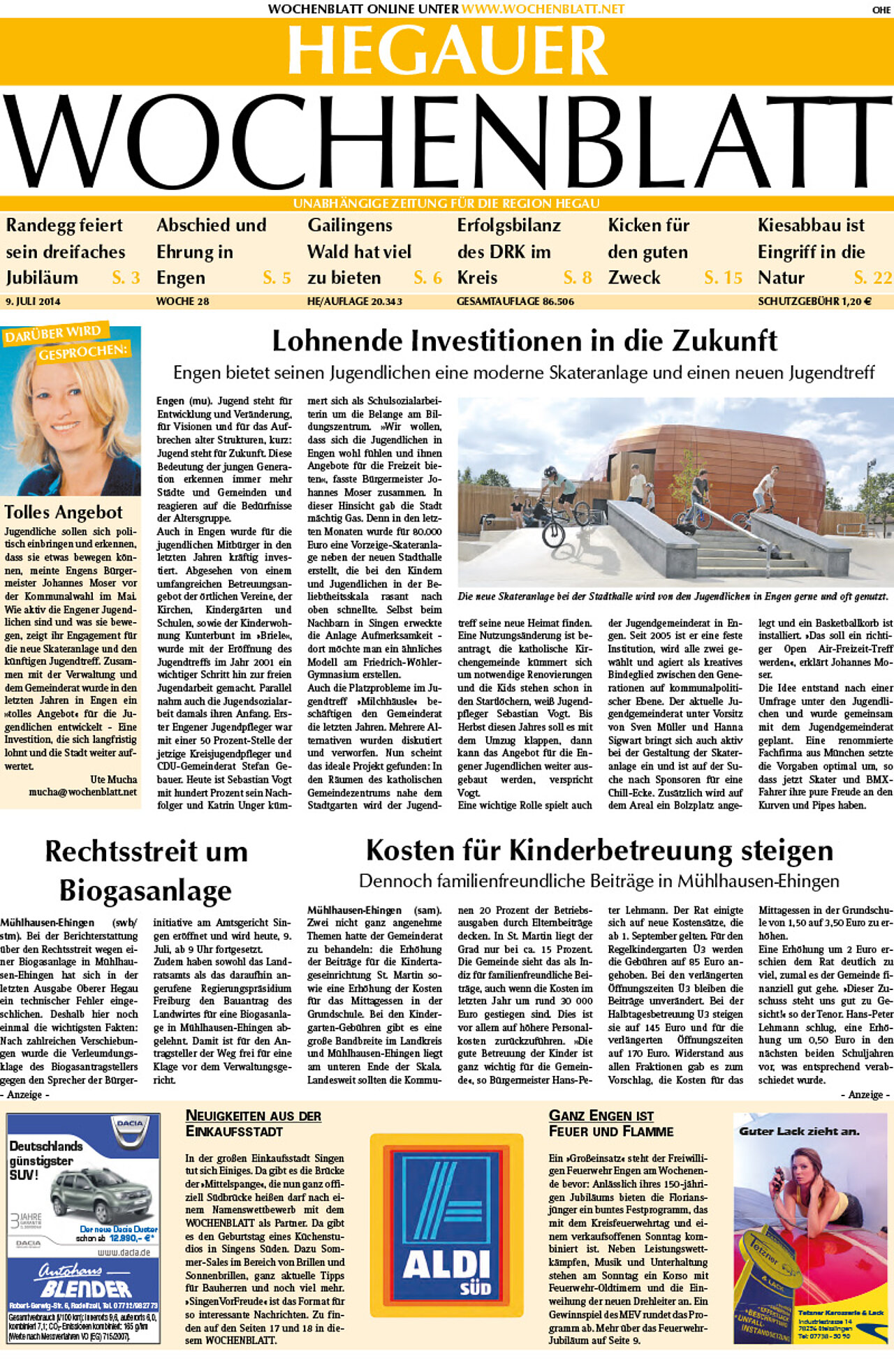 Ausgabe 28 vom 09. Juli 2014