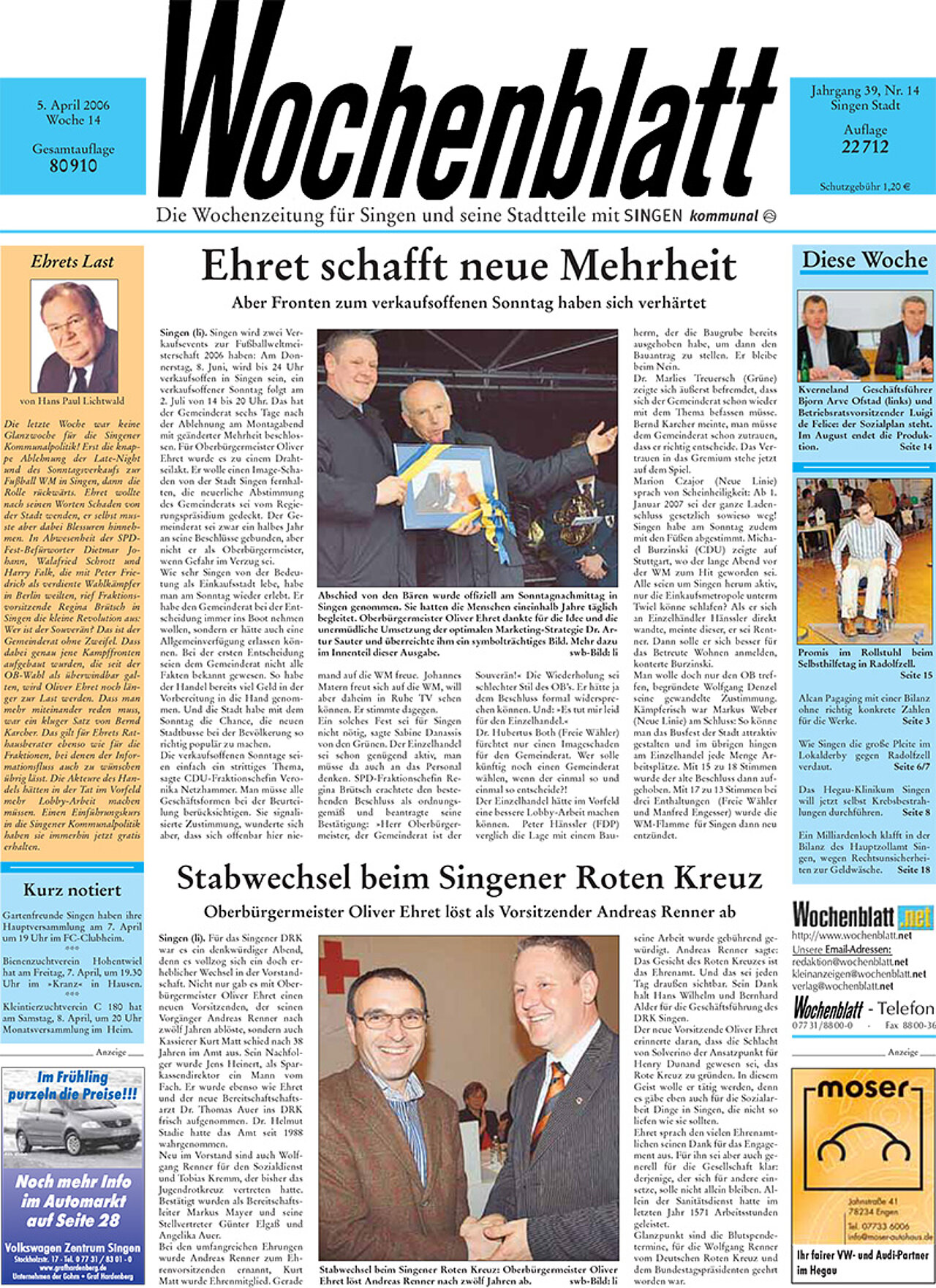 Ausgabe 14 vom 05. April 2006