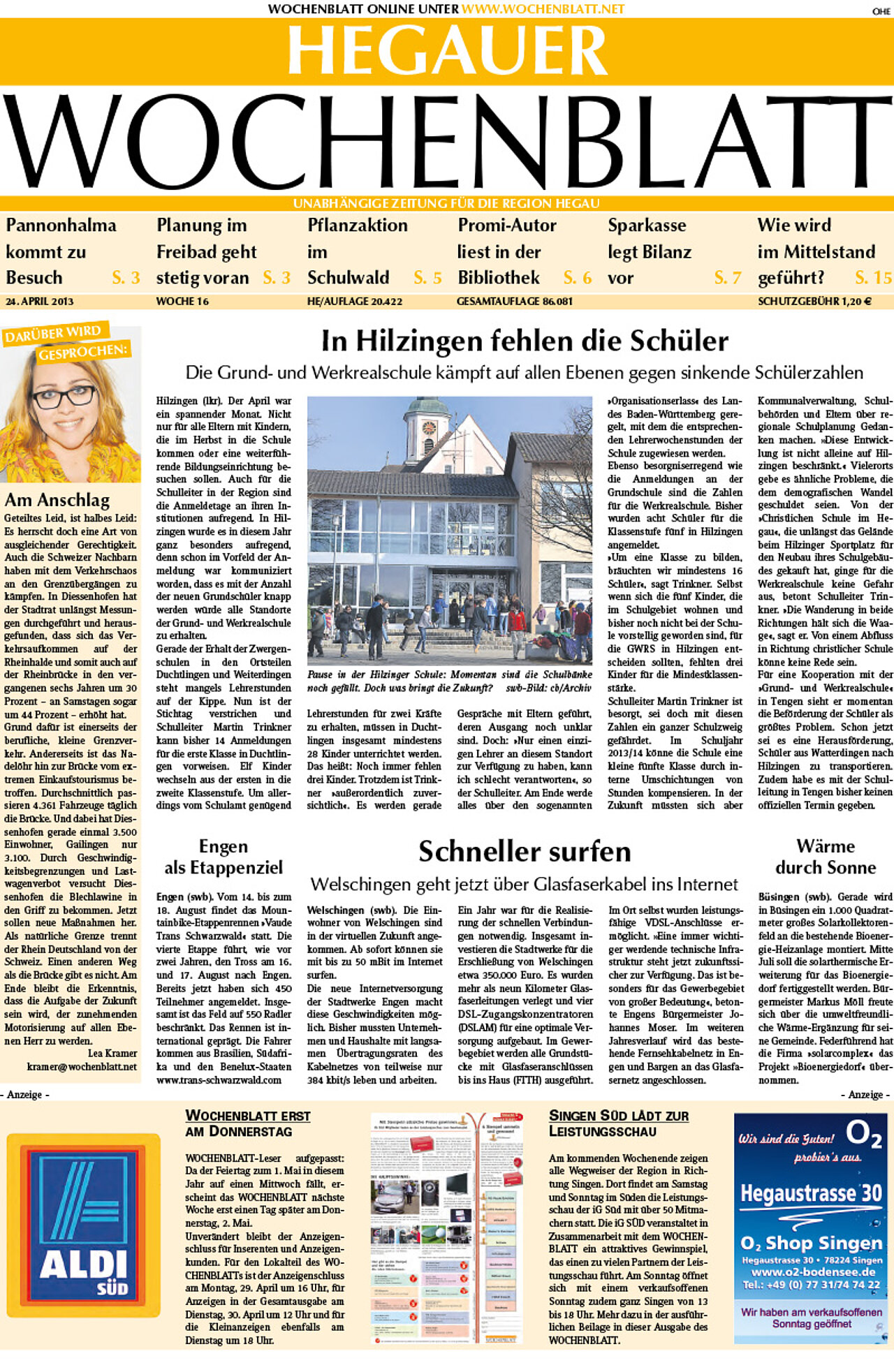 Ausgabe 17 vom 24. April 2013