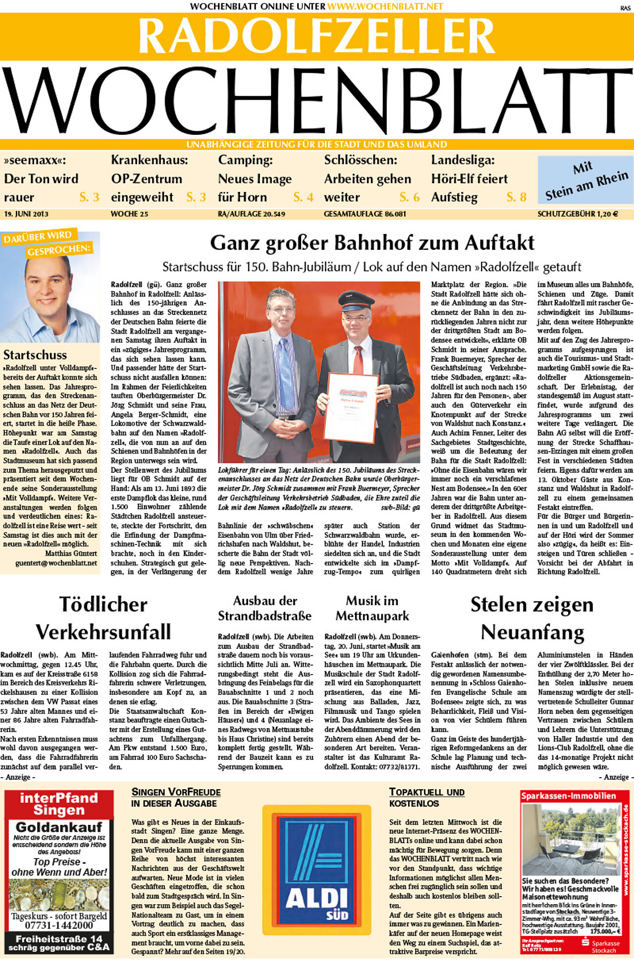 Ausgabe 25 vom 19. Juni 2013