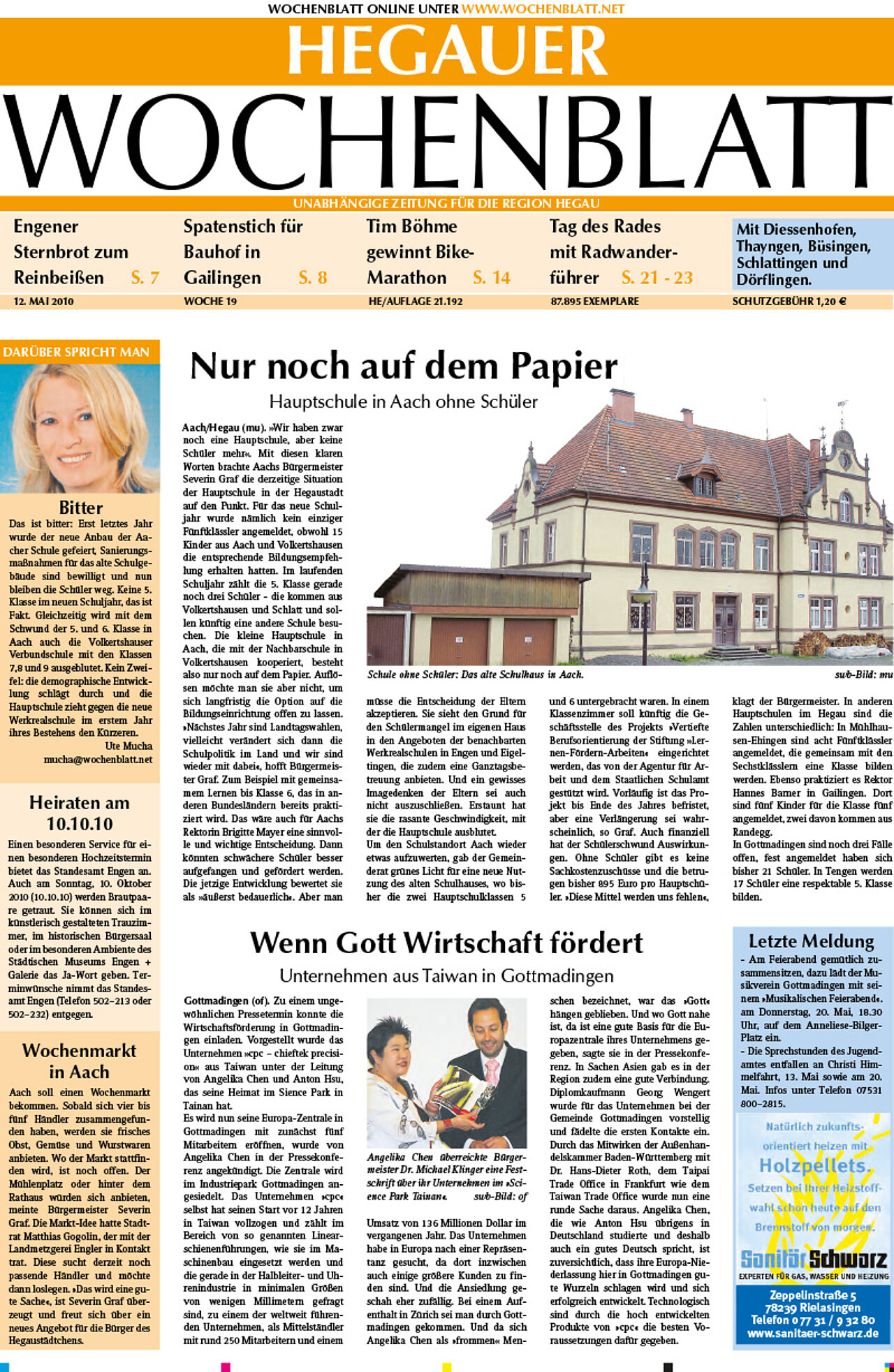 Ausgabe 19 vom 12. Mai 2010