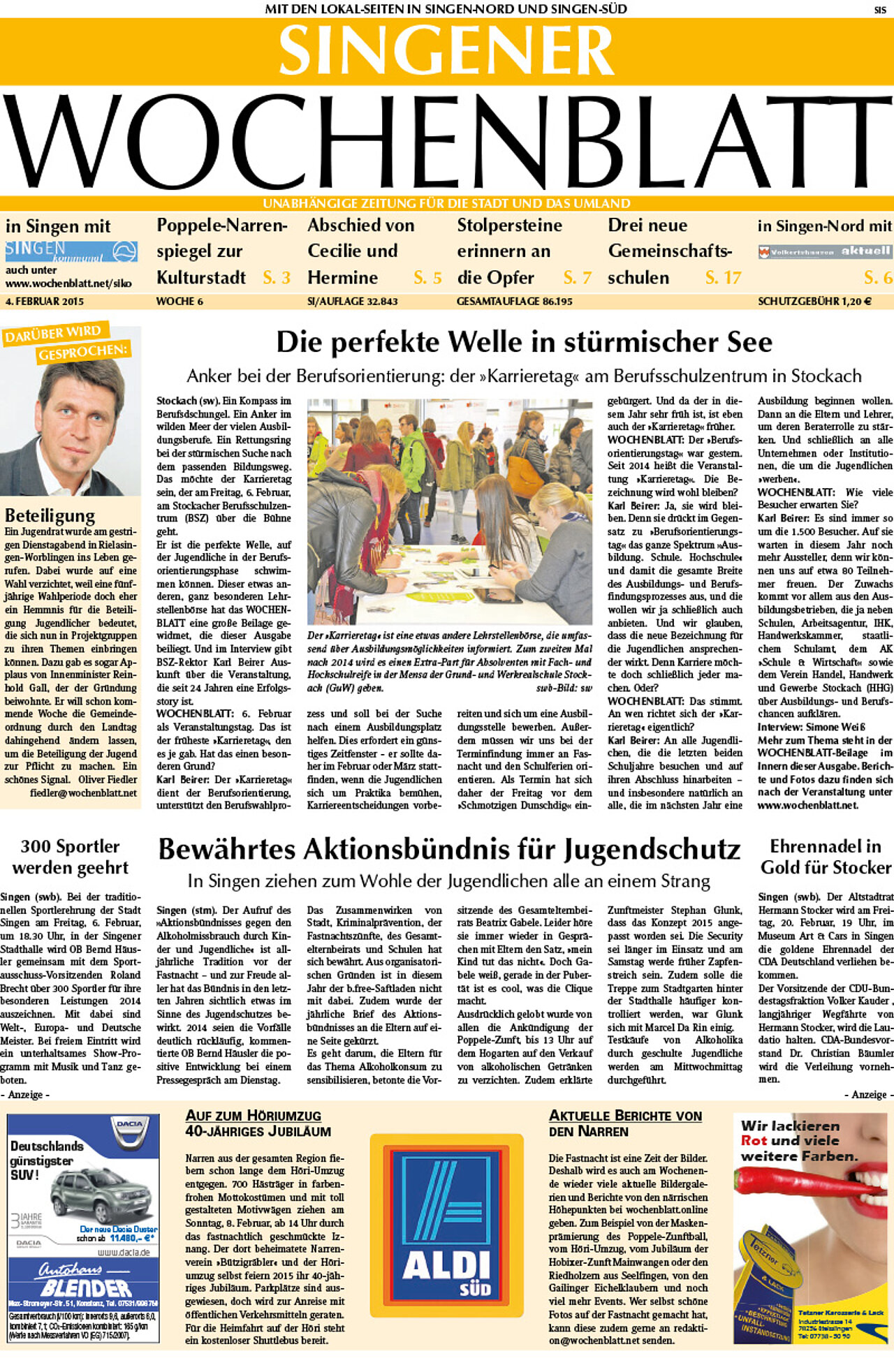 Ausgabe 06 vom 04. Februar 2015