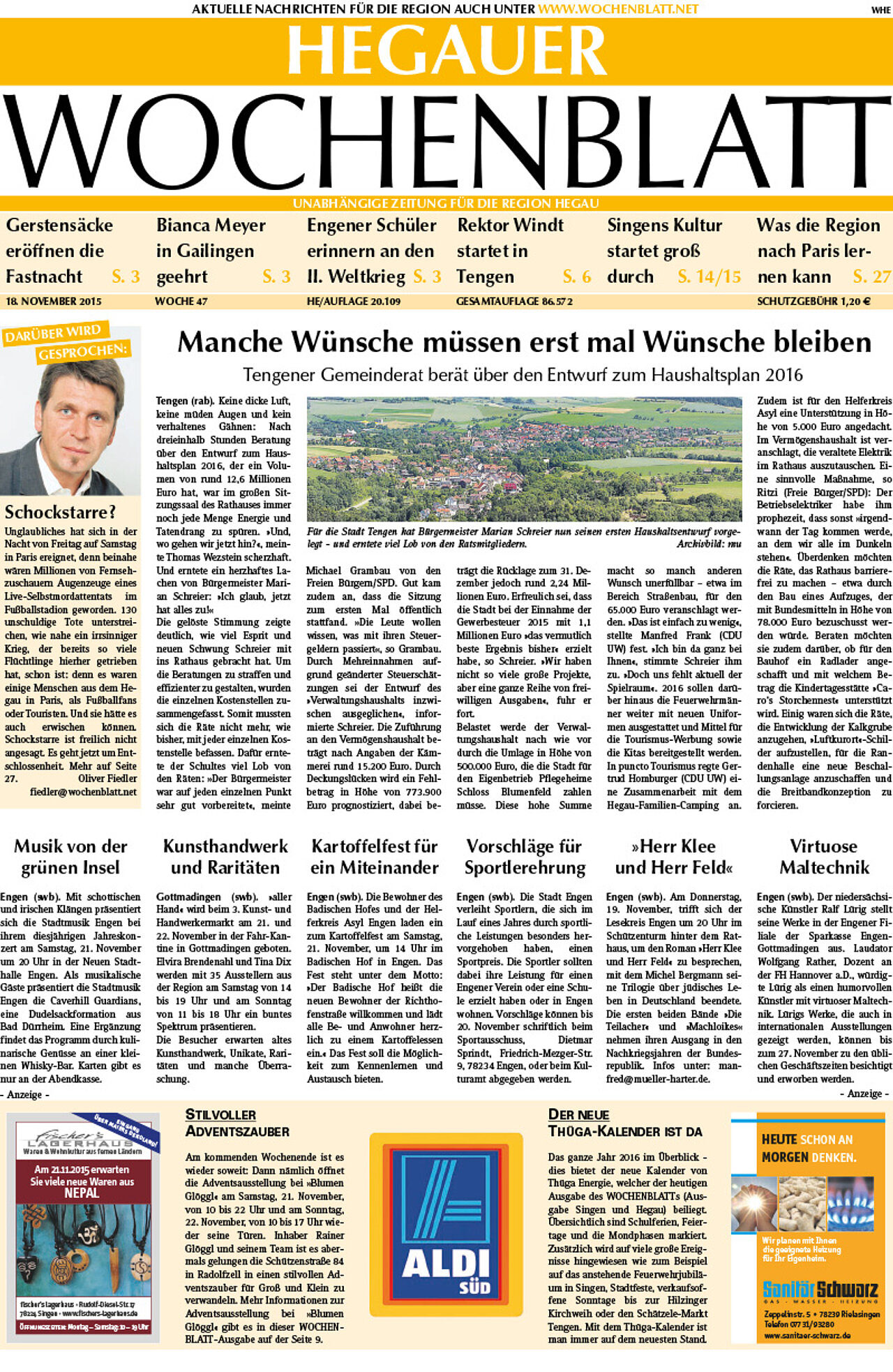Ausgabe 47 vom 18. November 2015