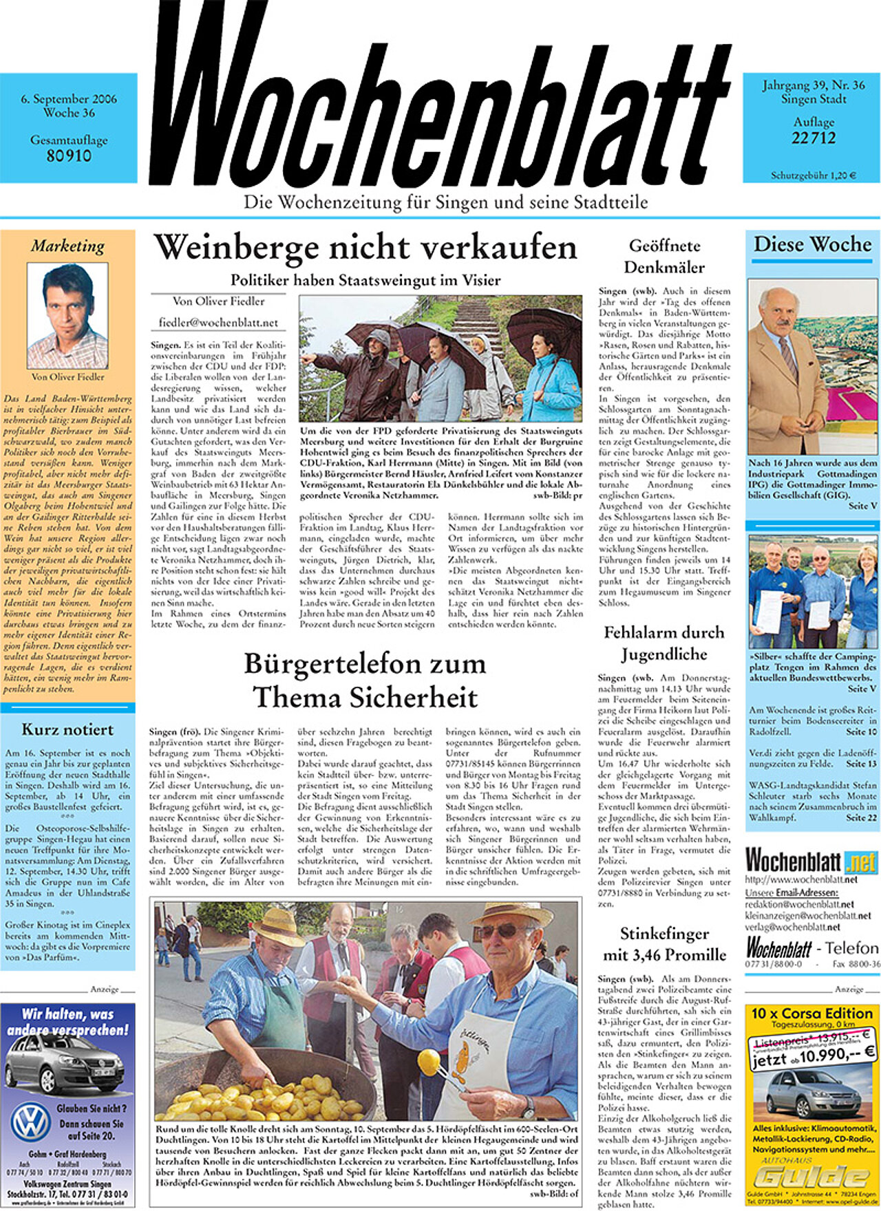 Ausgabe 36 vom 06. September 2006