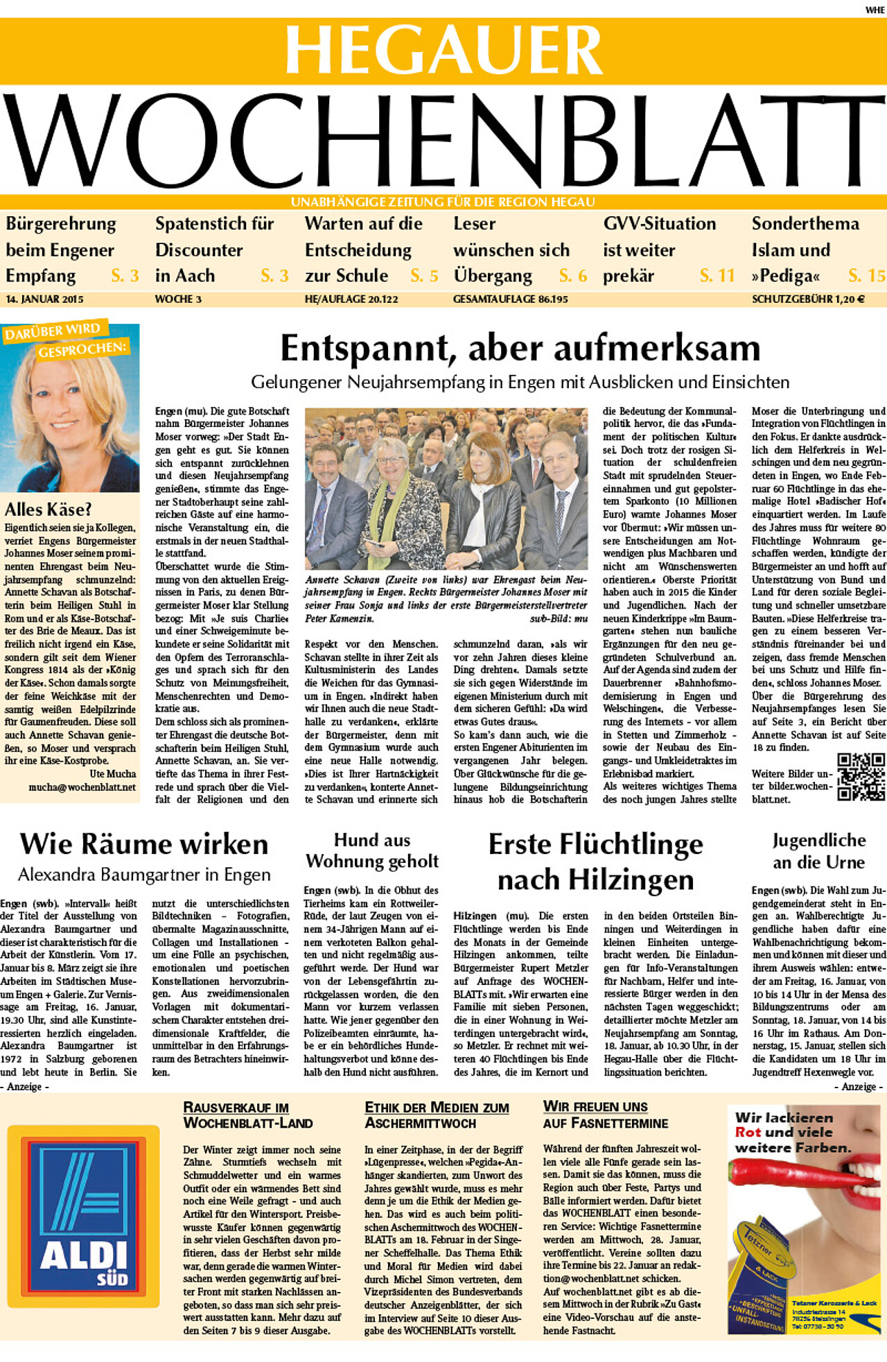 Ausgabe 03 vom 14. Januar 2015