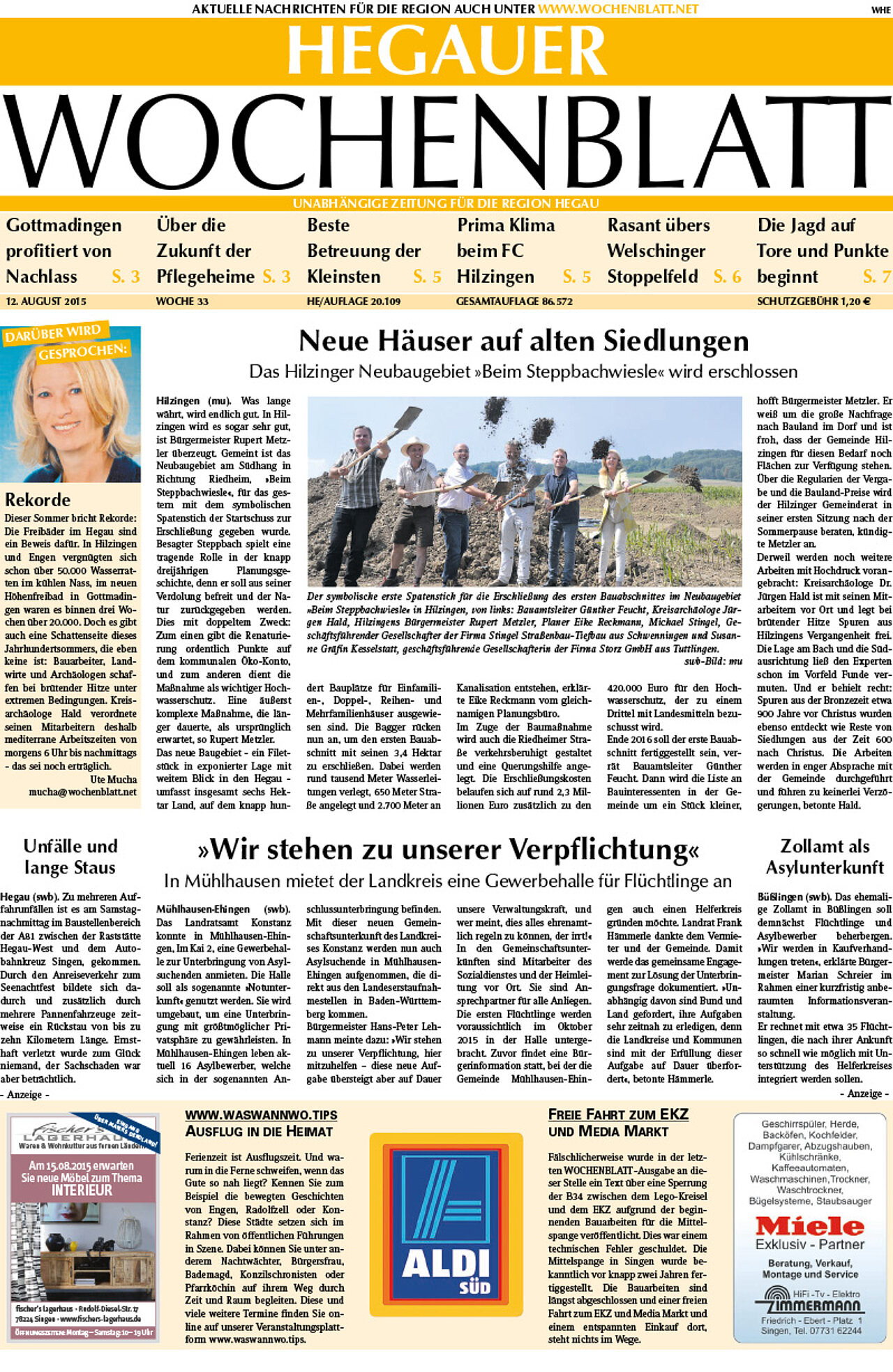 Ausgabe 33 vom 12. August 2015