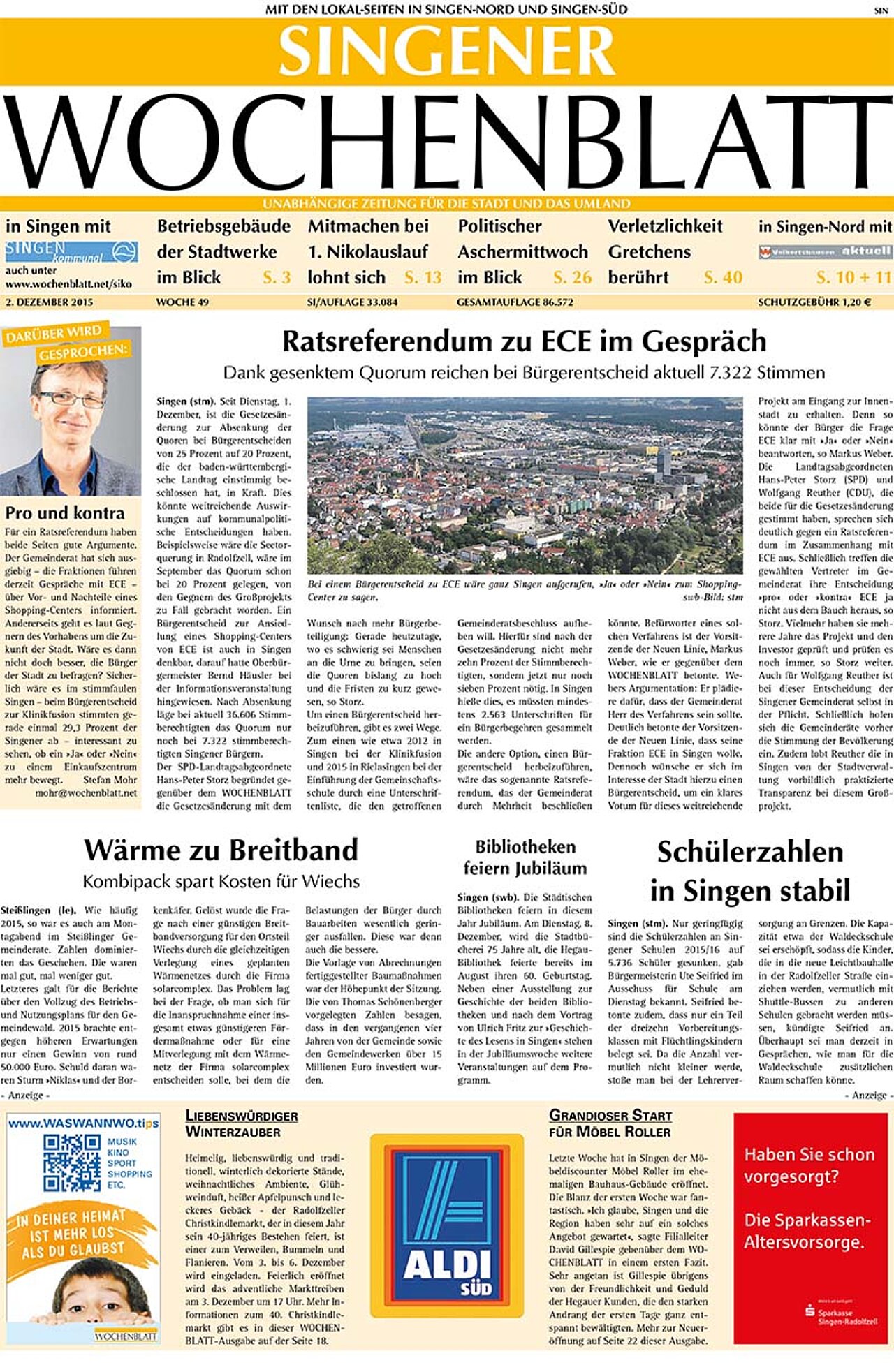 Ausgabe 49 vom 02. Dezember 2015