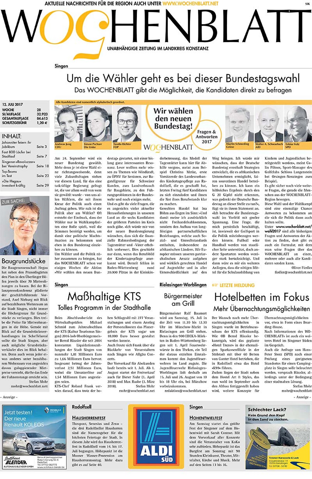 Ausgabe 28 vom 12. Juli 2017