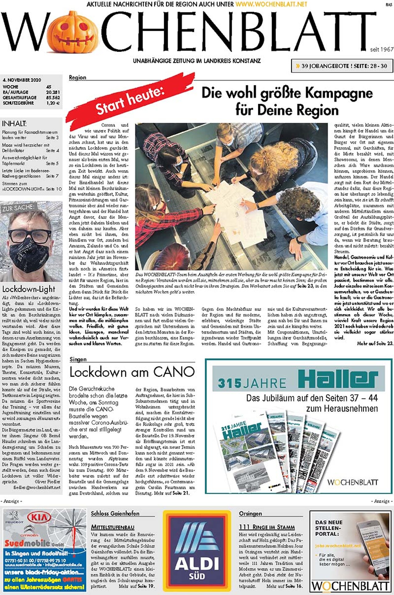 Ausgabe 45 vom 04. November 2020