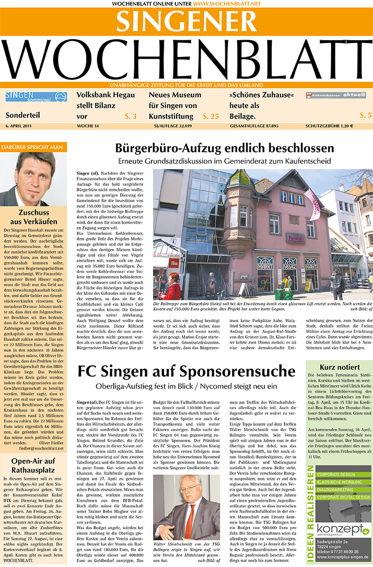 Ausgabe 14 vom 06. April 2011