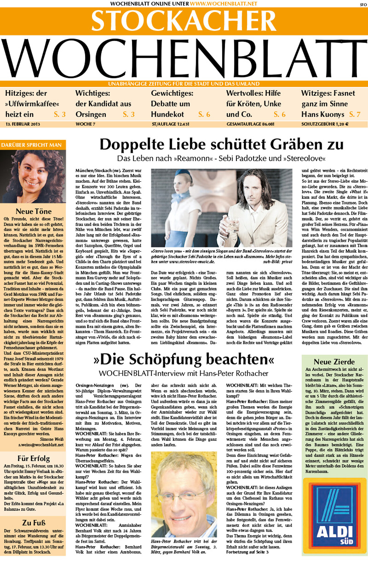 Ausgabe 07 vom 13. Februar 2013