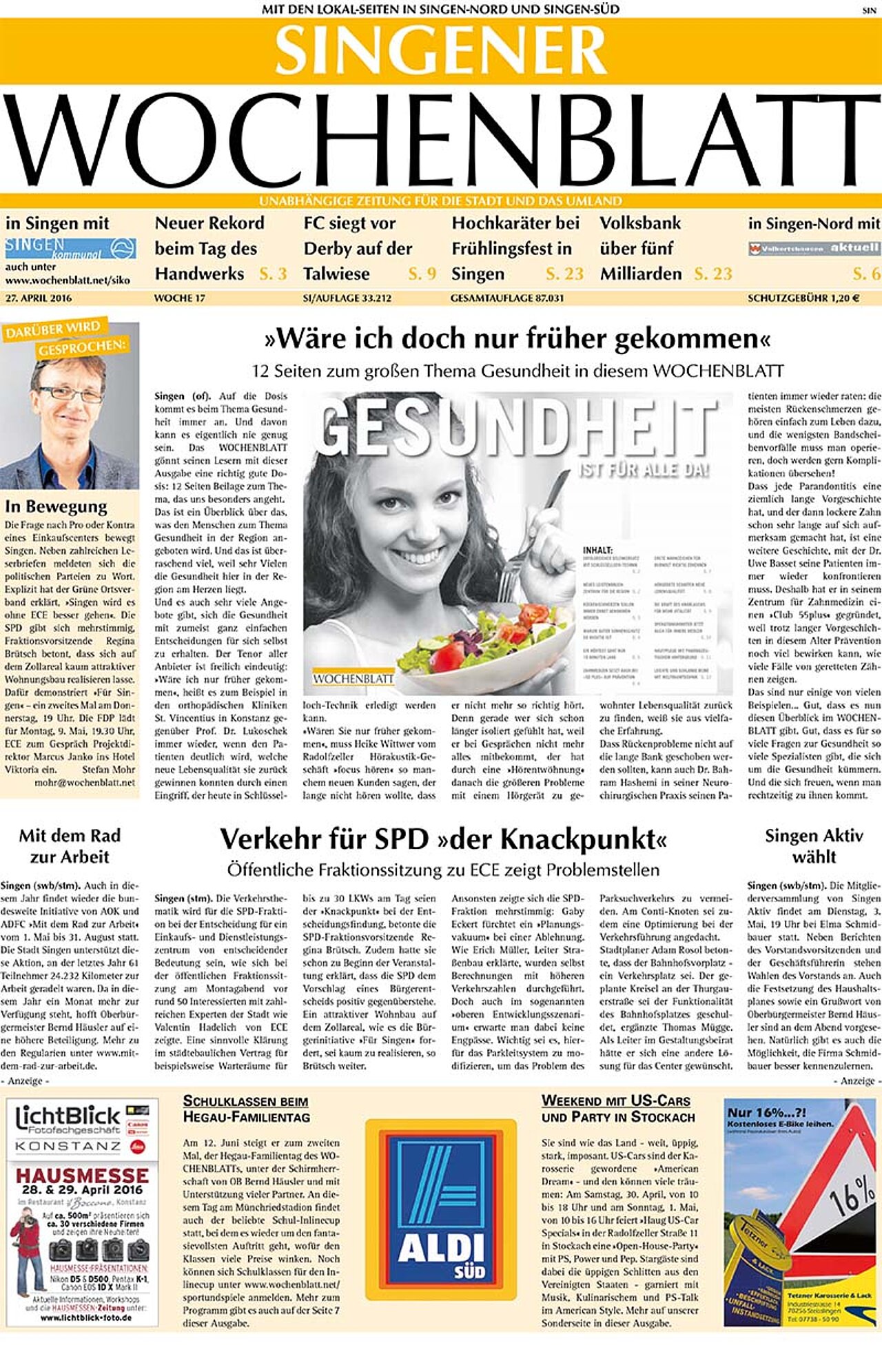 Ausgabe 17 vom 27. April 2016