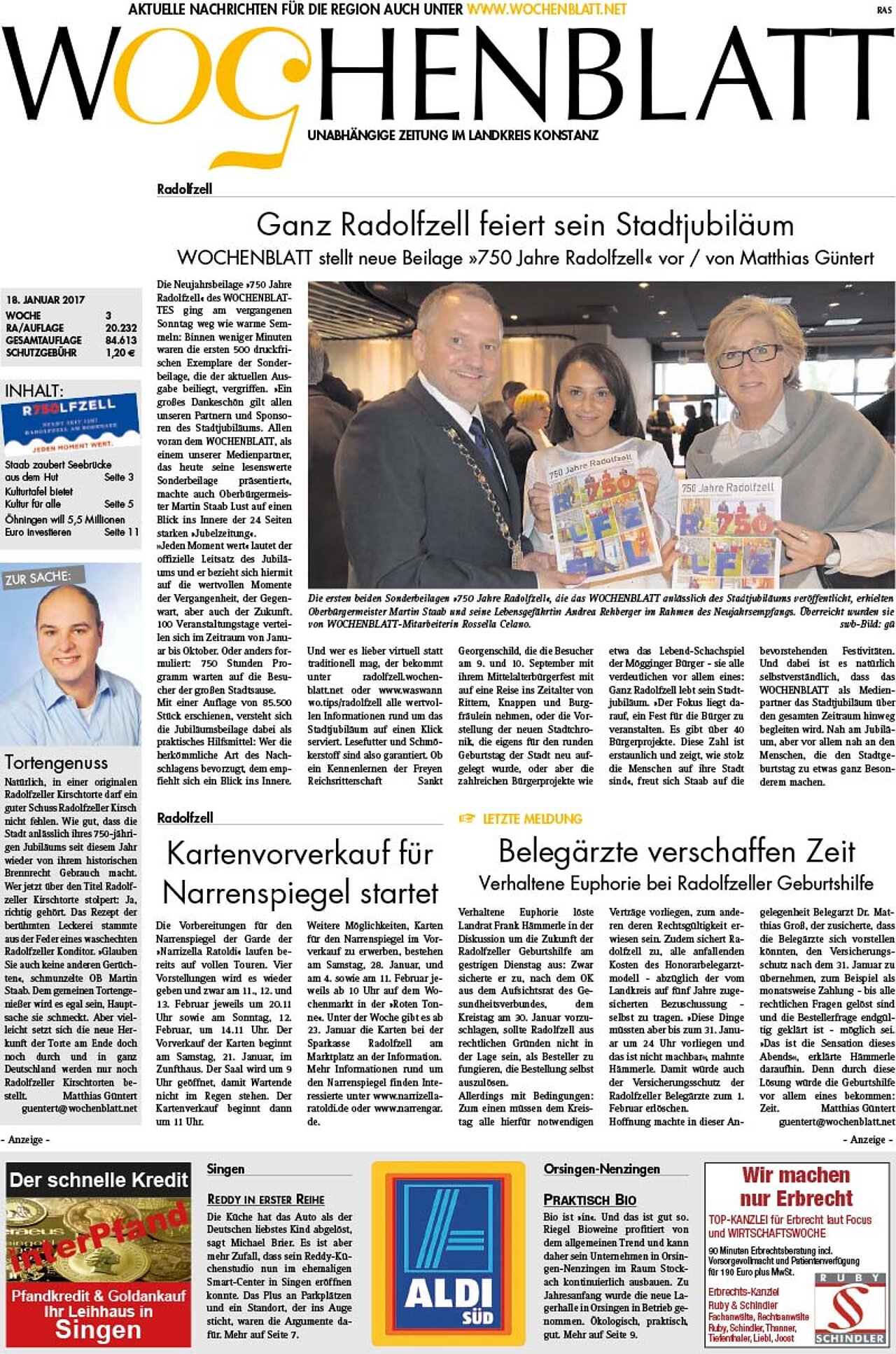 Ausgabe 03 vom 18. Januar 2017