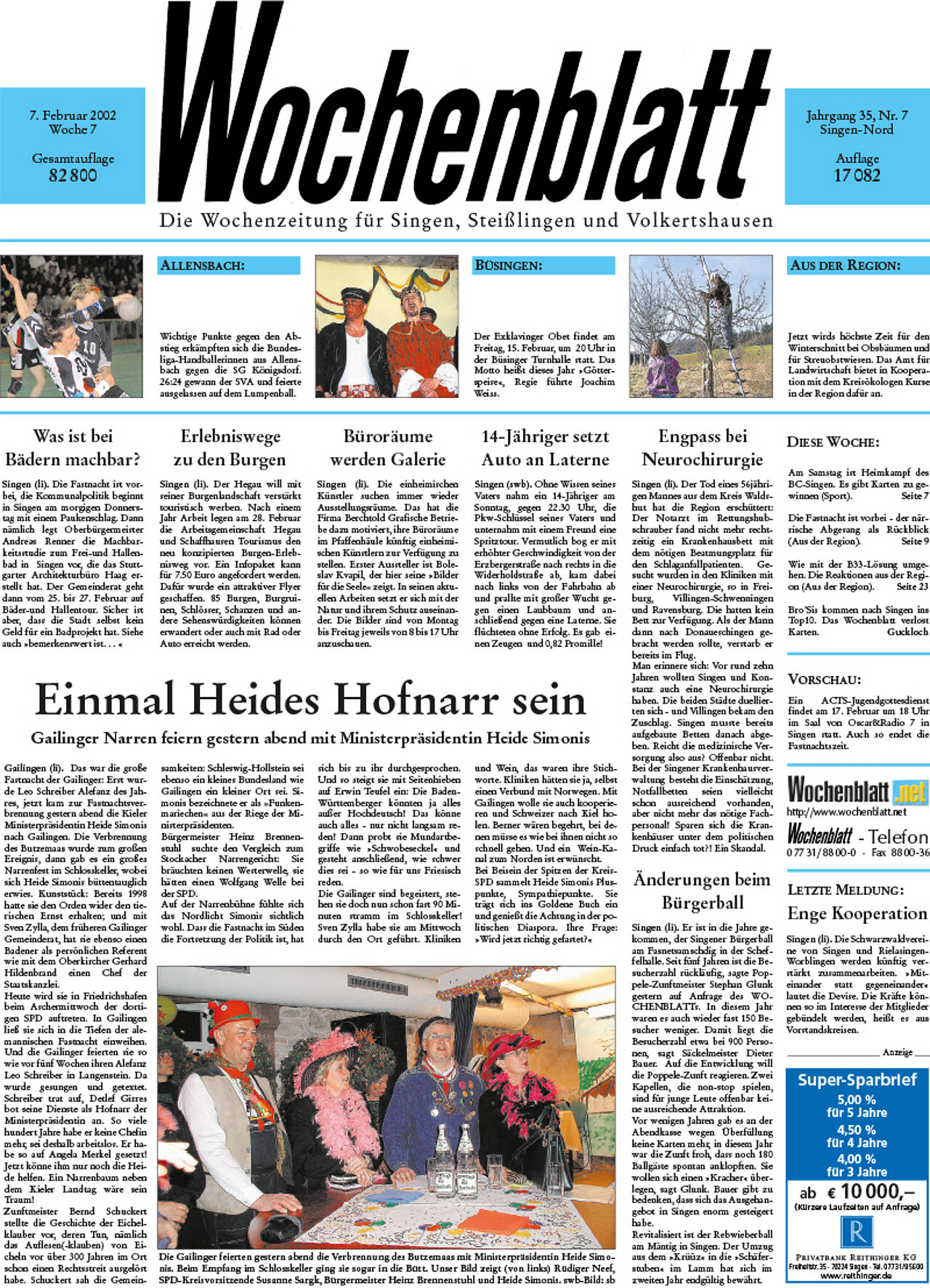 Ausgabe 07 vom 13. Februar 2002