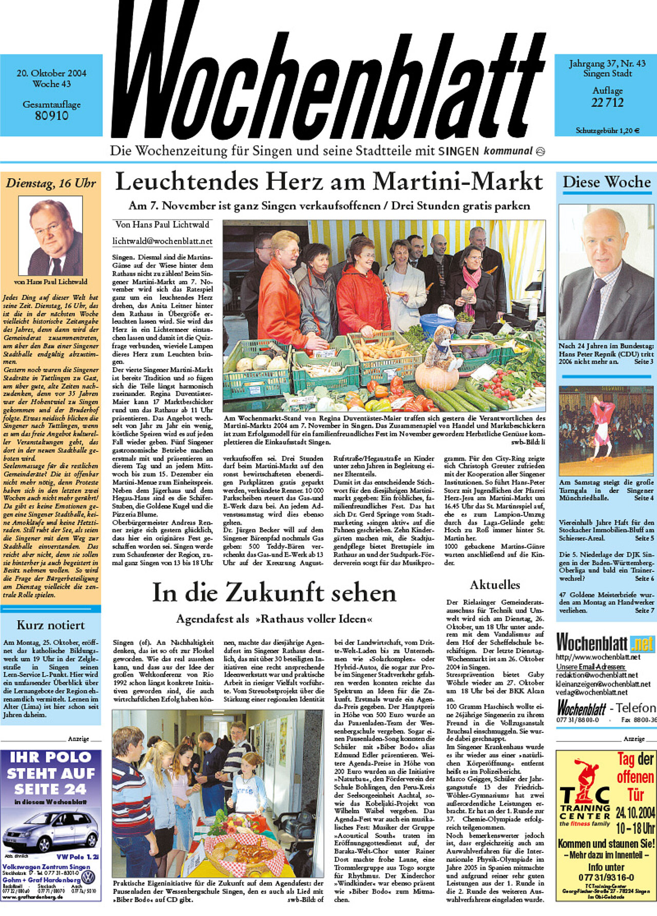 Ausgabe 43 vom 20. Oktober 2004