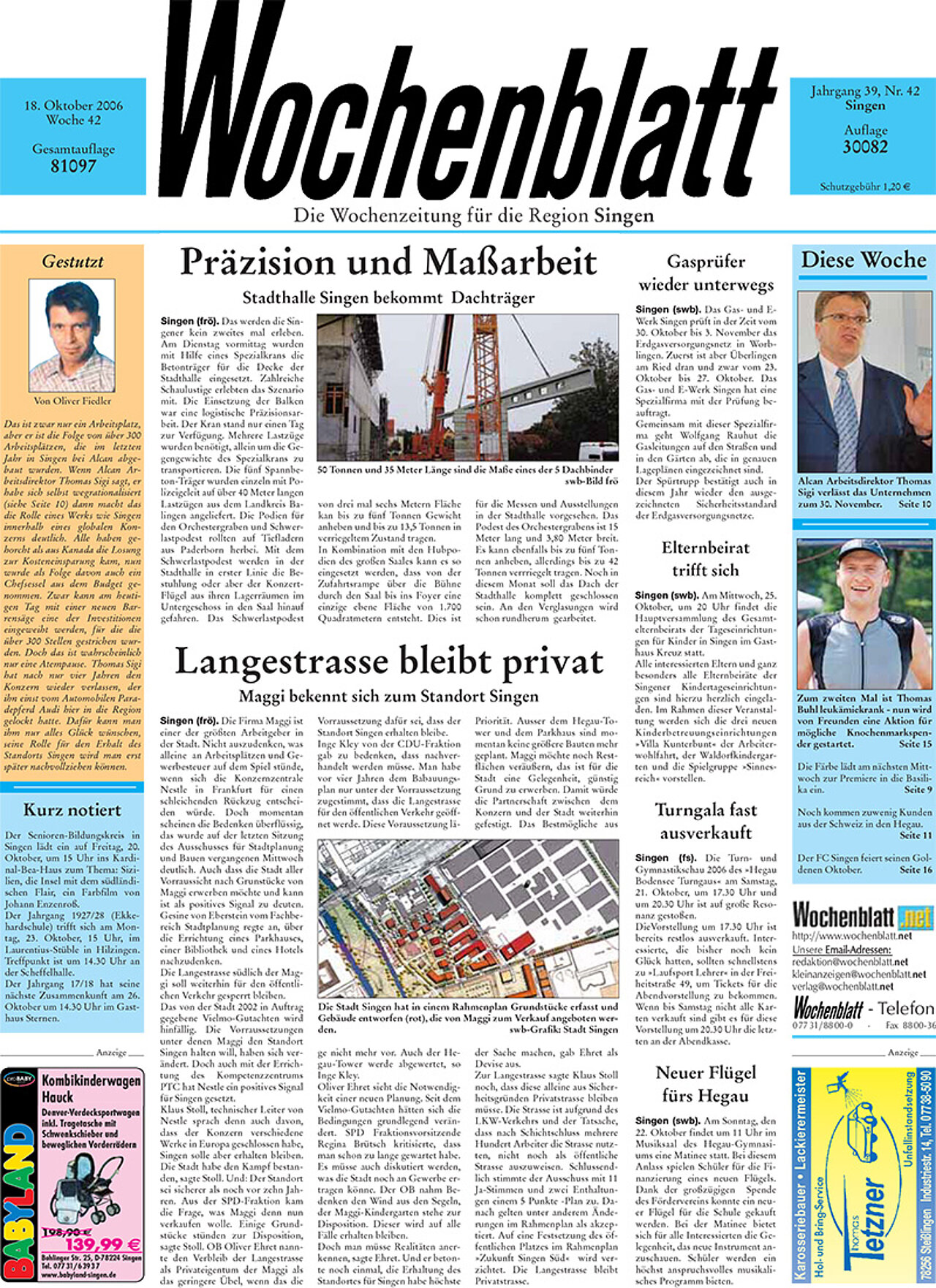 Ausgabe 42 vom 18. Oktober 2006