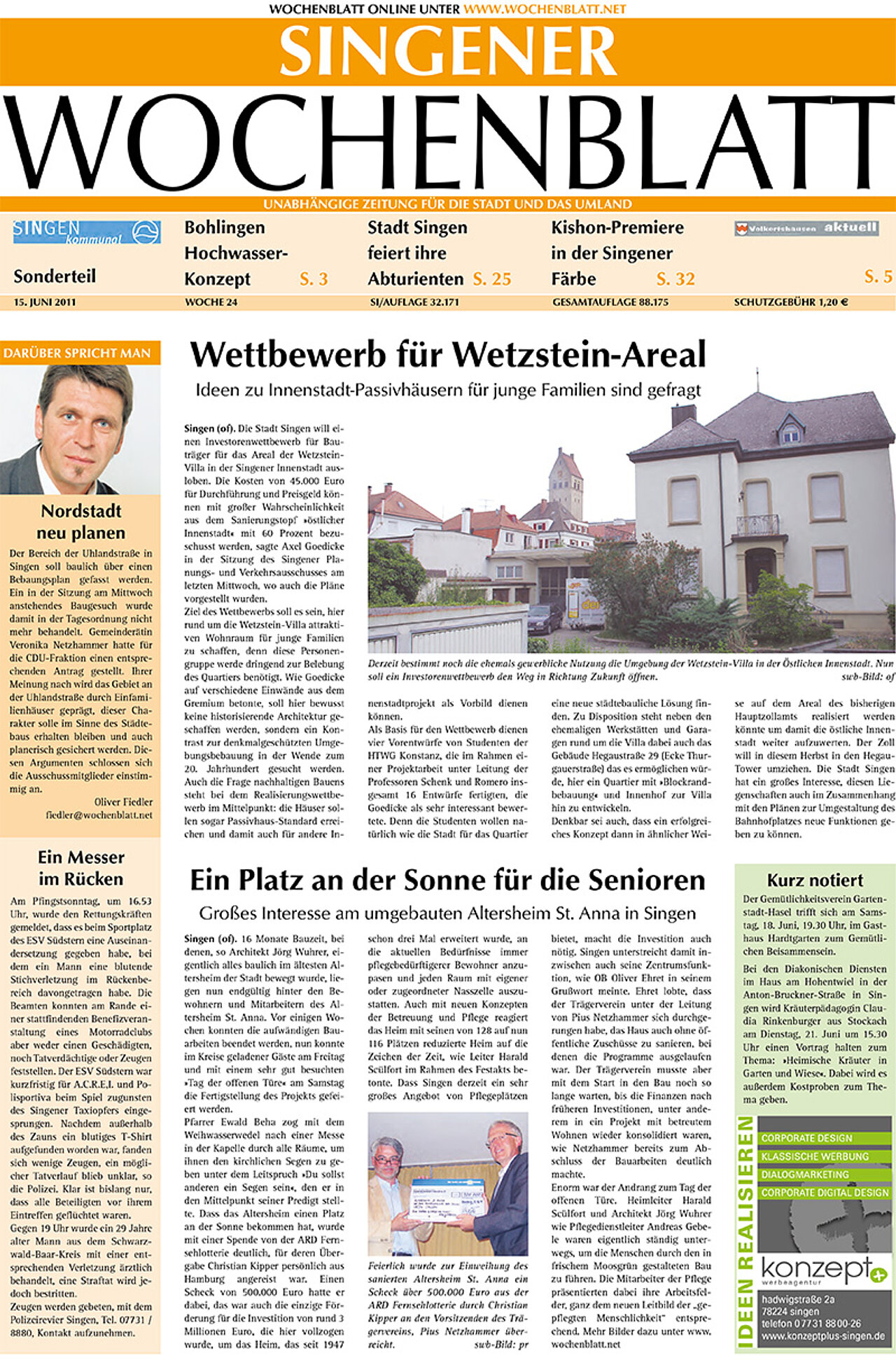 Ausgabe 24 vom 15. Juni 2011