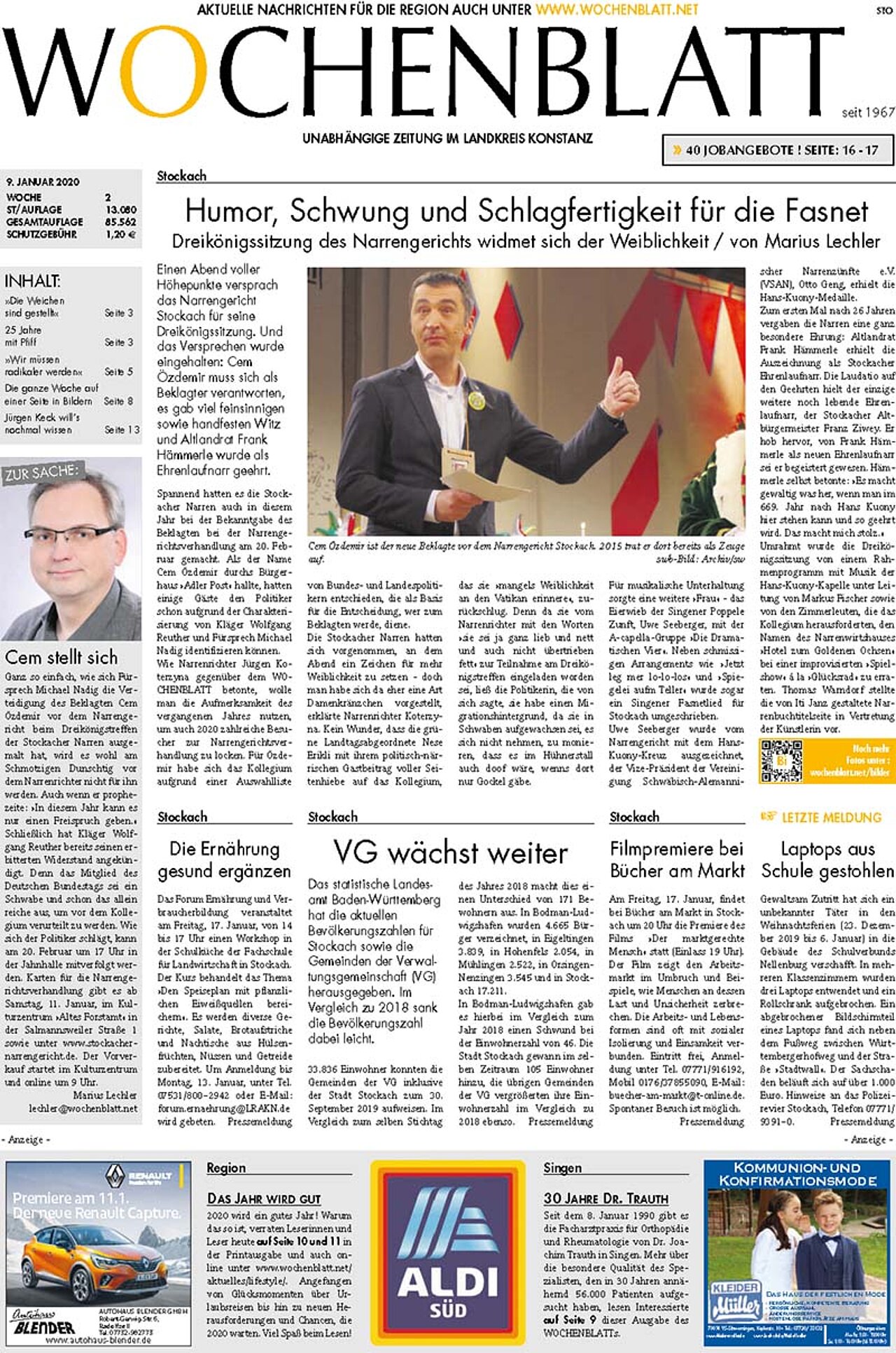 Ausgabe 02 vom 09. Januar 2020