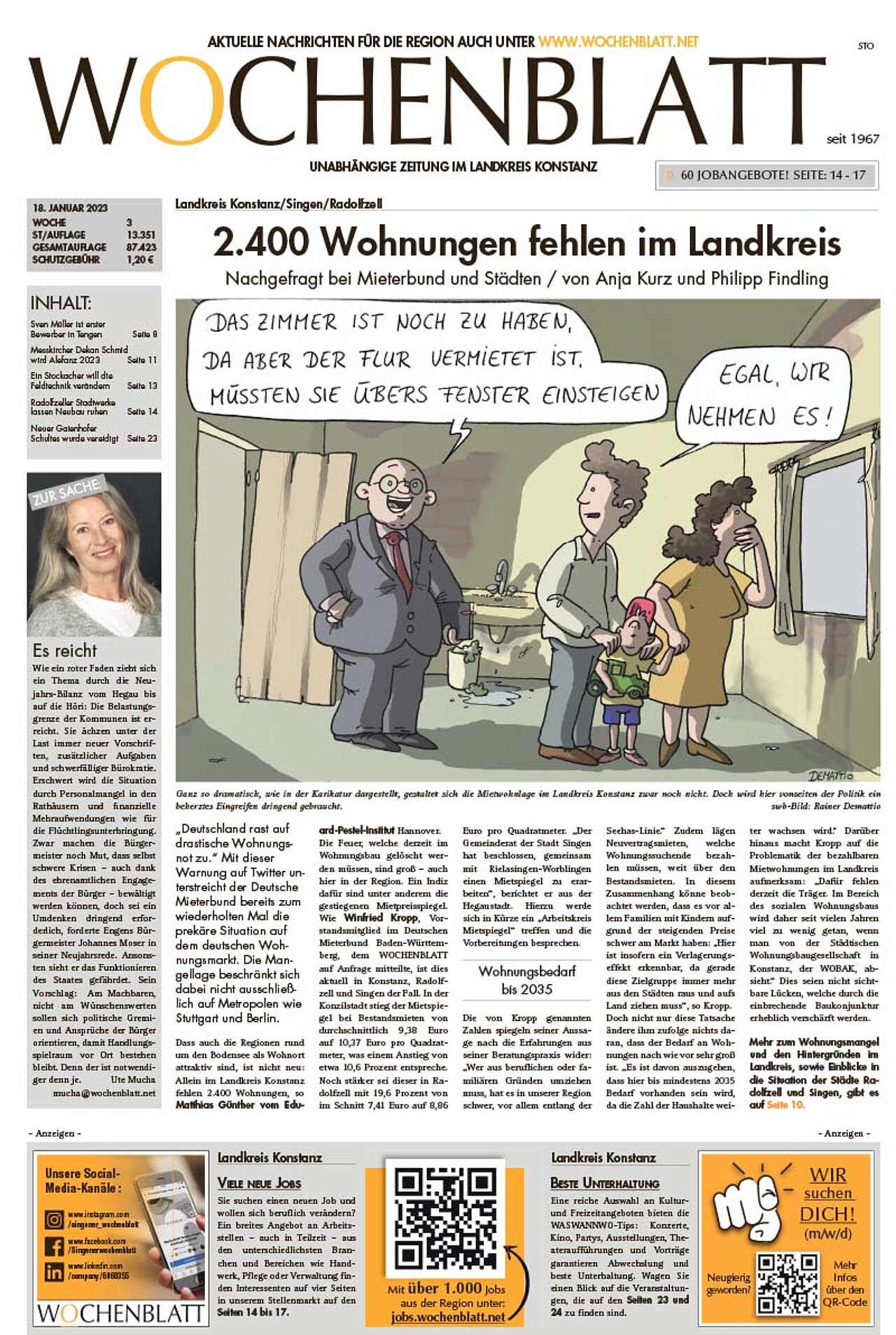 Ausgabe 03 vom 18. Januar 2023