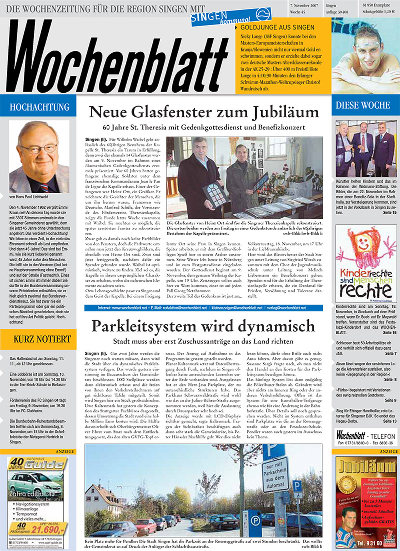 Ausgabe 45 vom 07. November 2007