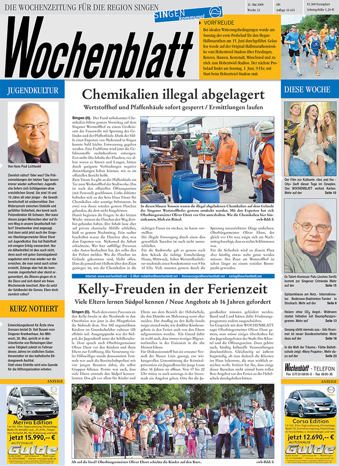 Ausgabe 21 vom 21. Mai 2008