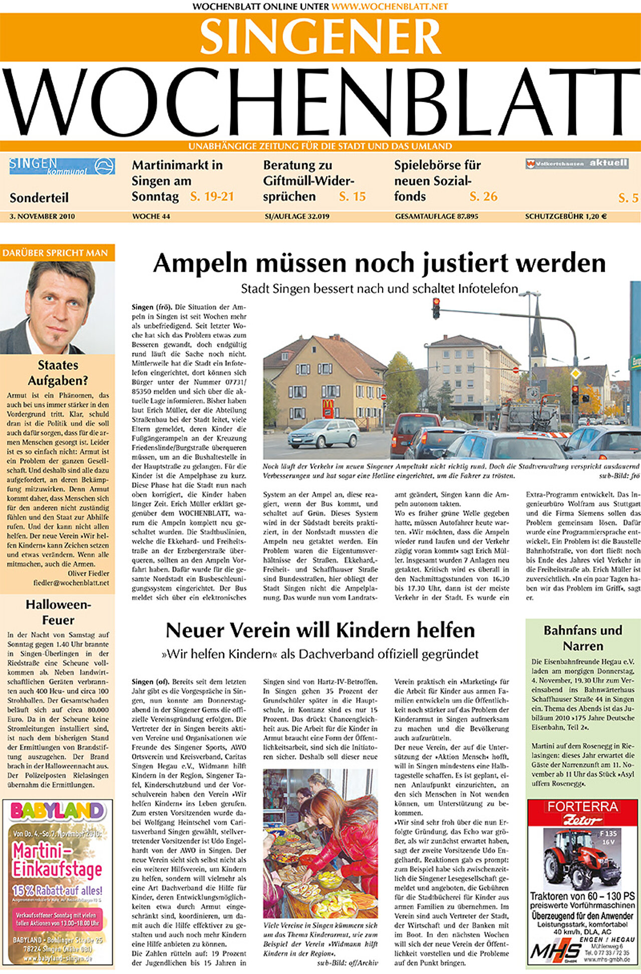 Ausgabe 44 vom 03. November 2010