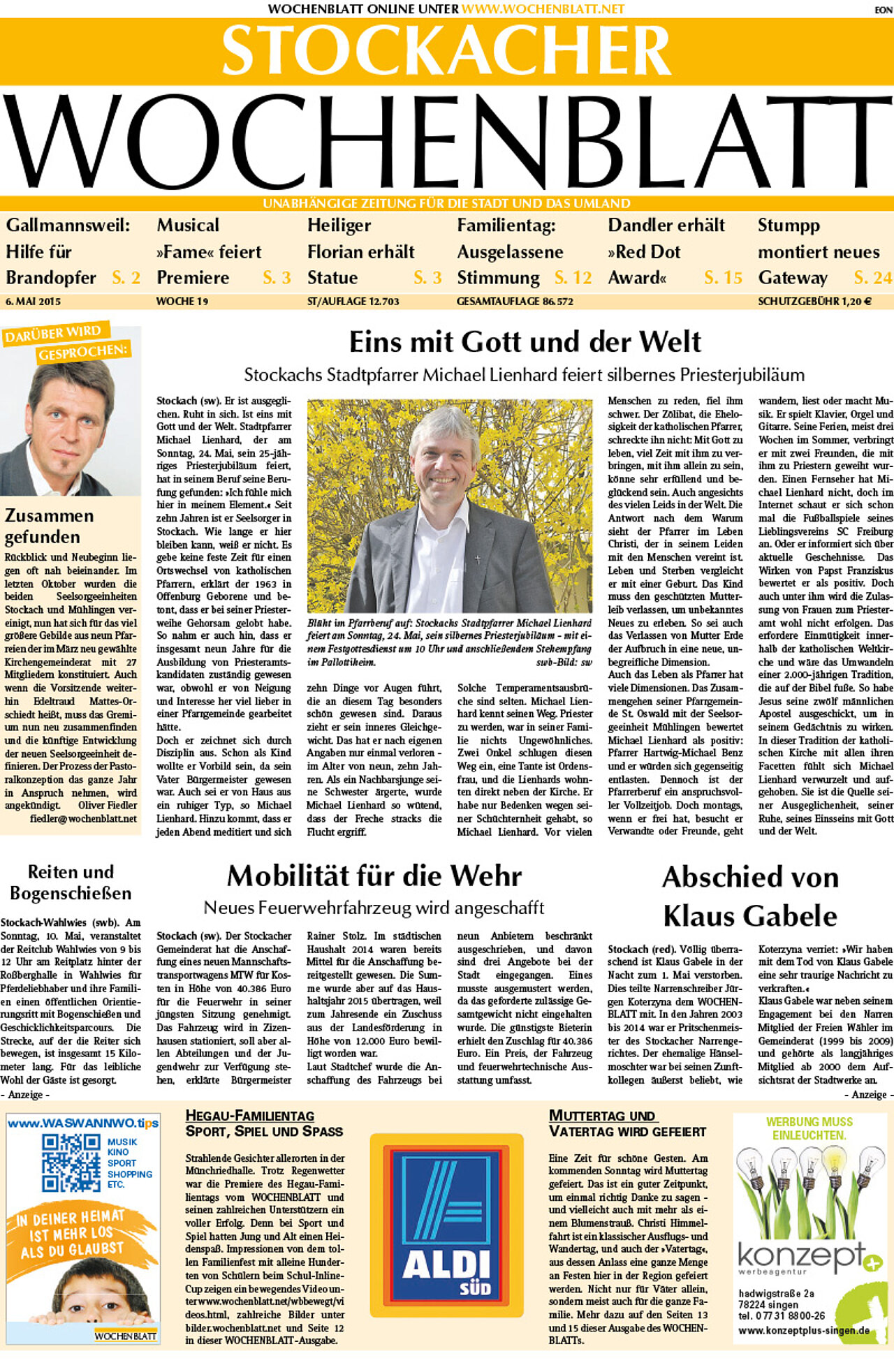 Ausgabe 19 vom 06. Mai 2015
