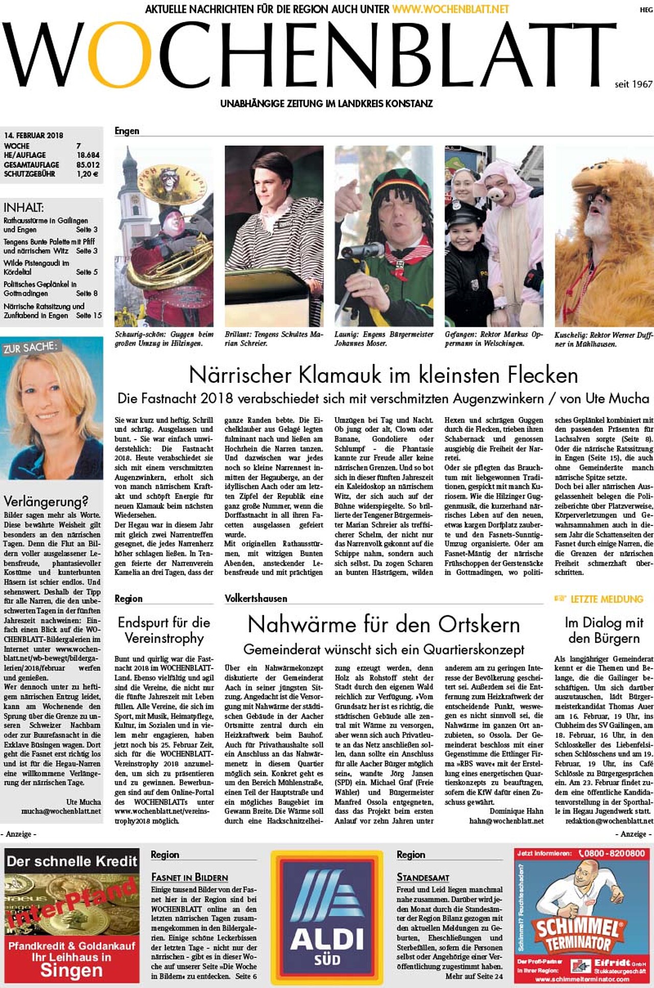 Ausgabe 07 vom 14. Februar 2018