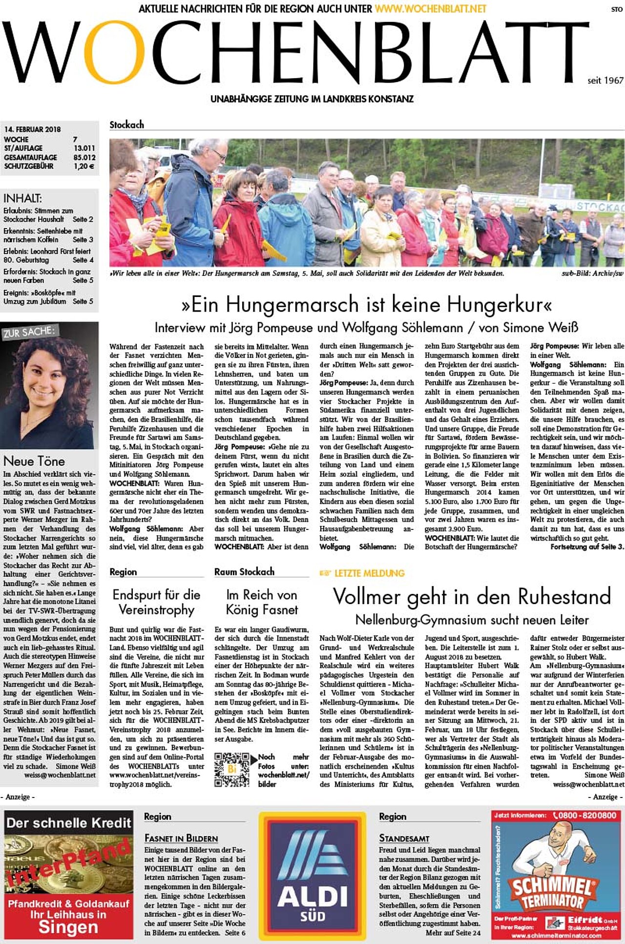 Ausgabe 07 vom 14. Februar 2018
