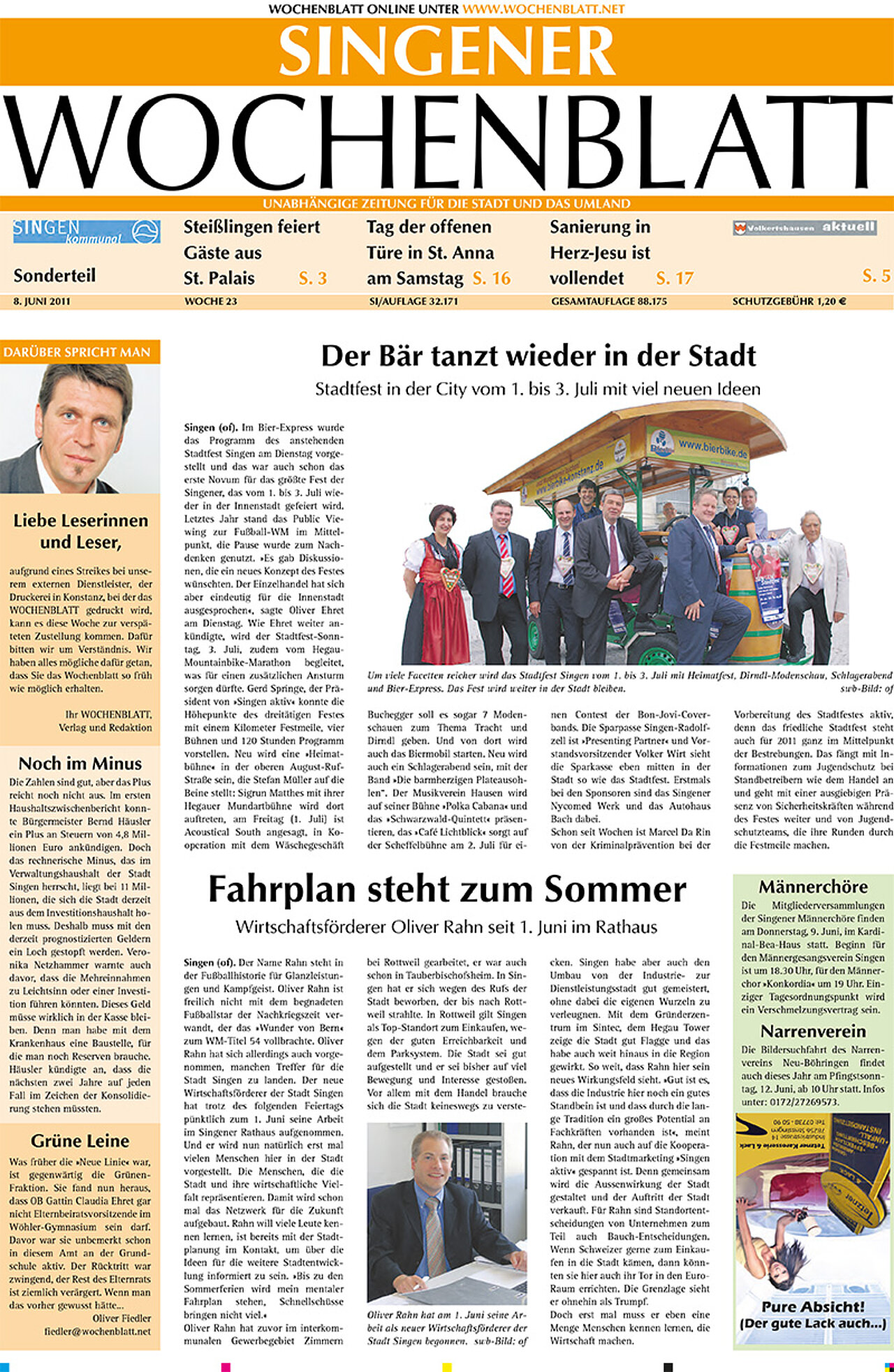 Ausgabe 23 vom 08. Juni 2011