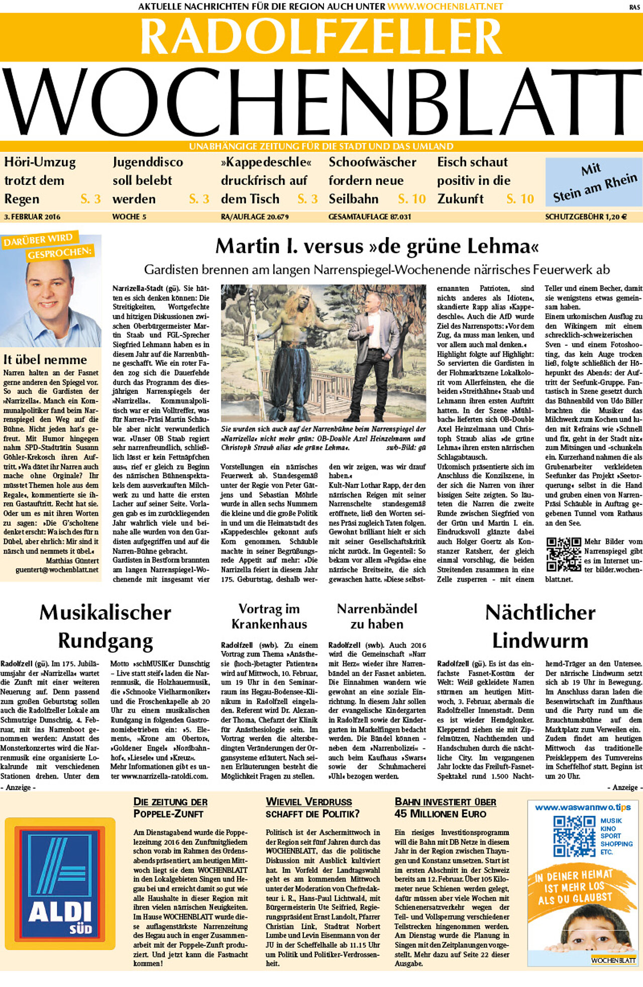 Ausgabe 05 vom 03. Februar 2016