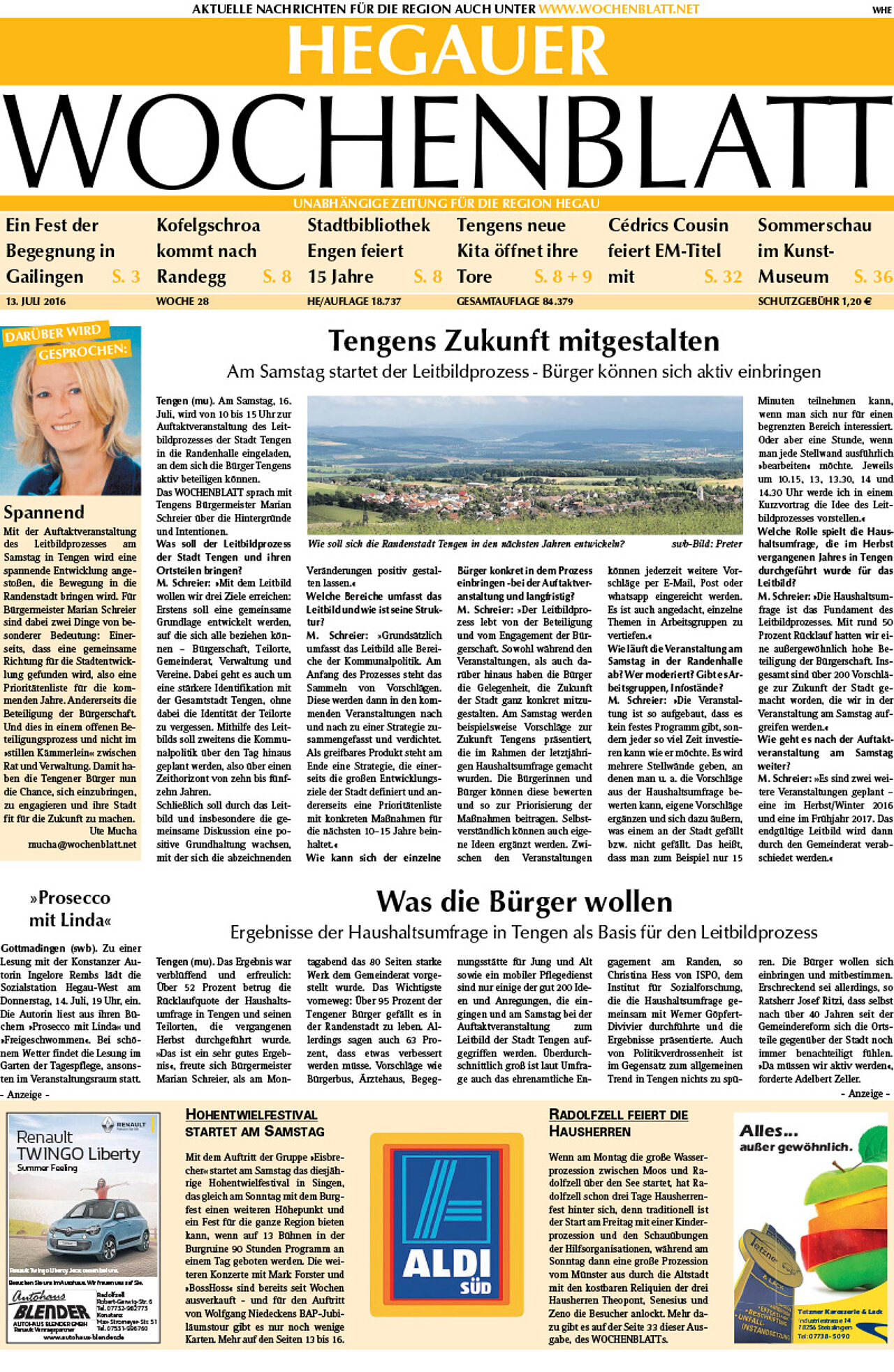 Ausgabe 28 vom 13. Juli 2016