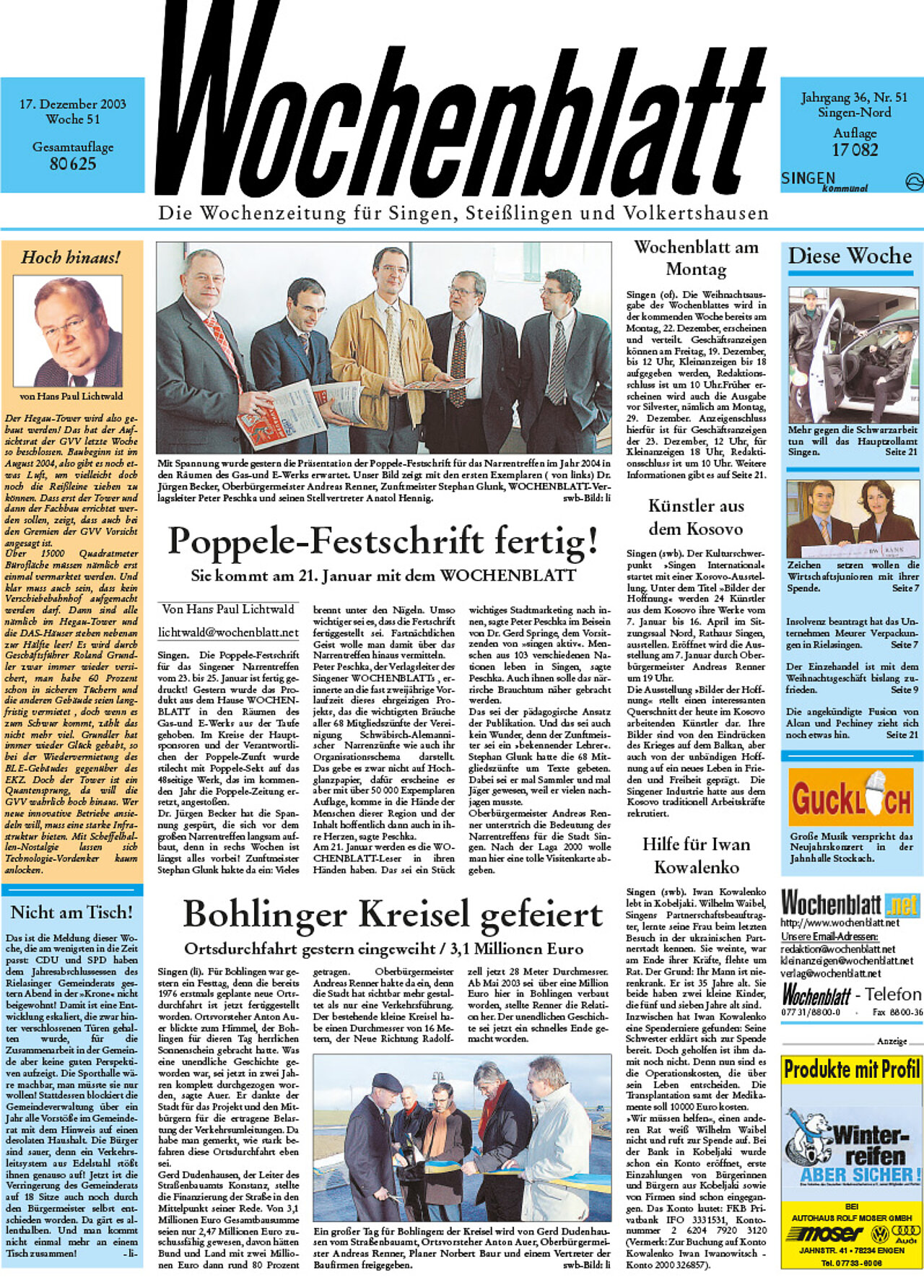 Ausgabe 51 vom 17. Dezember 2003