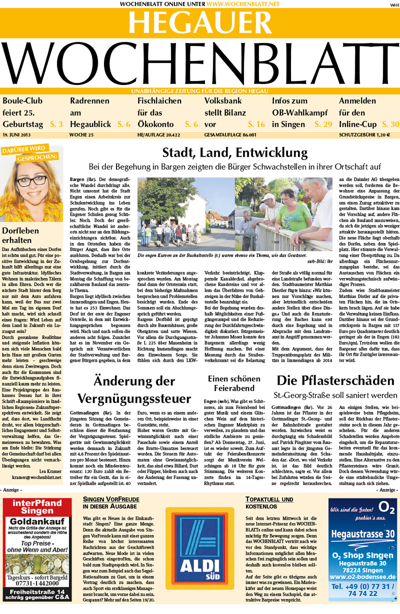Ausgabe 25 vom 19. Juni 2013