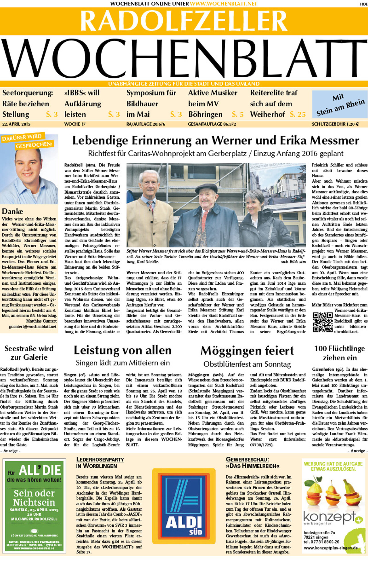 Ausgabe 17 vom 22. April 2015