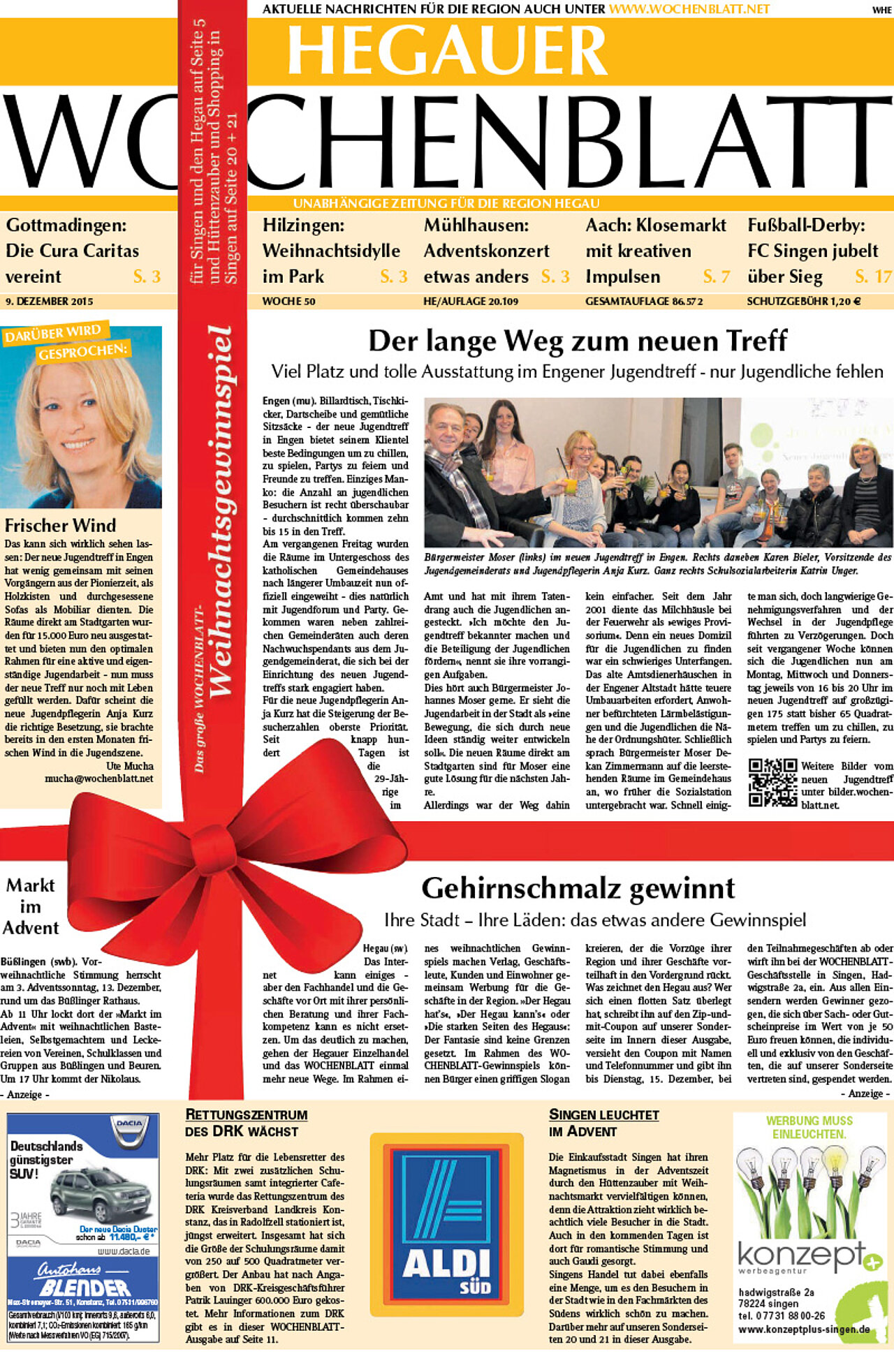 Ausgabe 50 vom 09. Dezember 2015