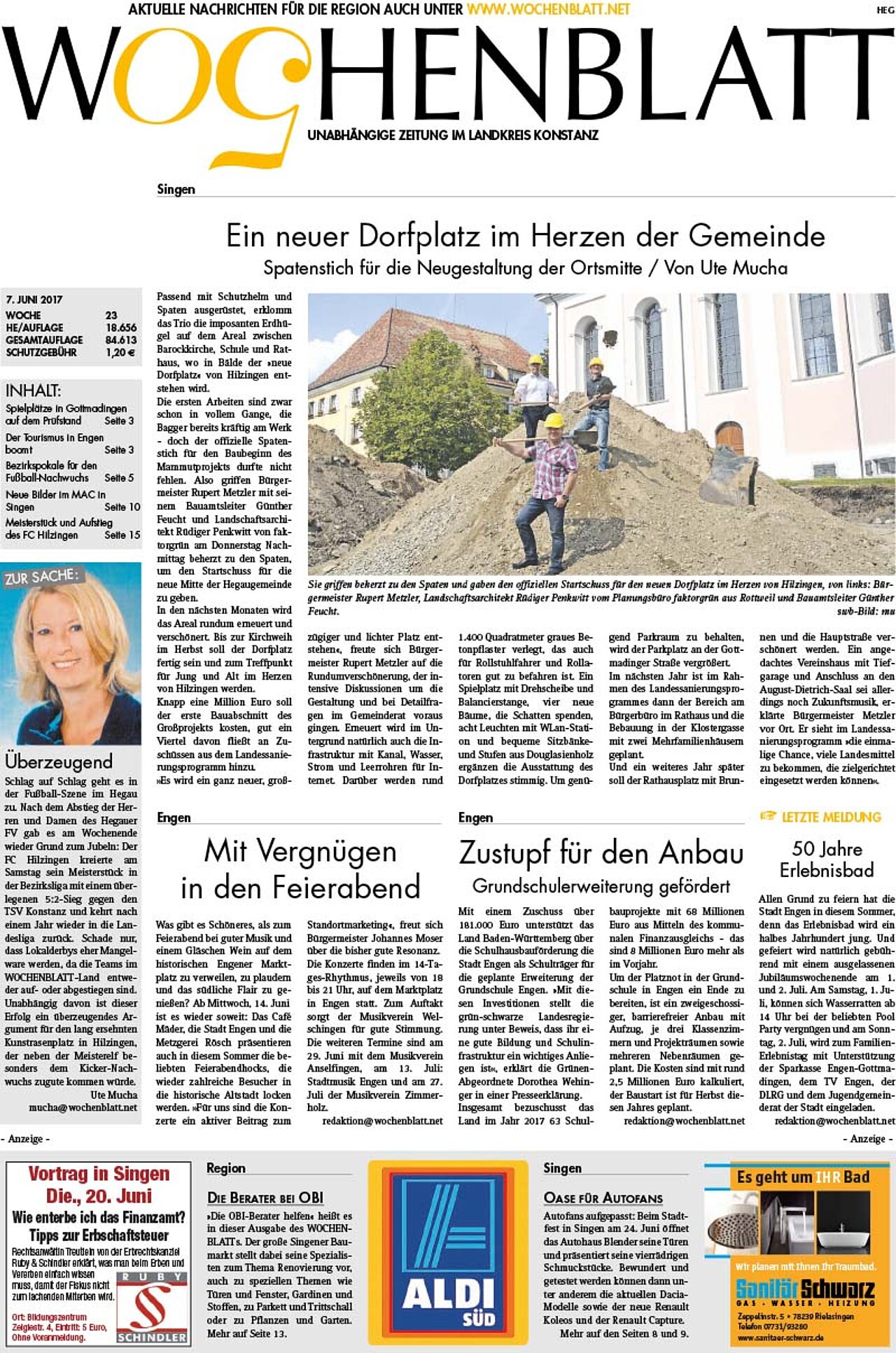 Ausgabe 23 vom 07. Juni 2017