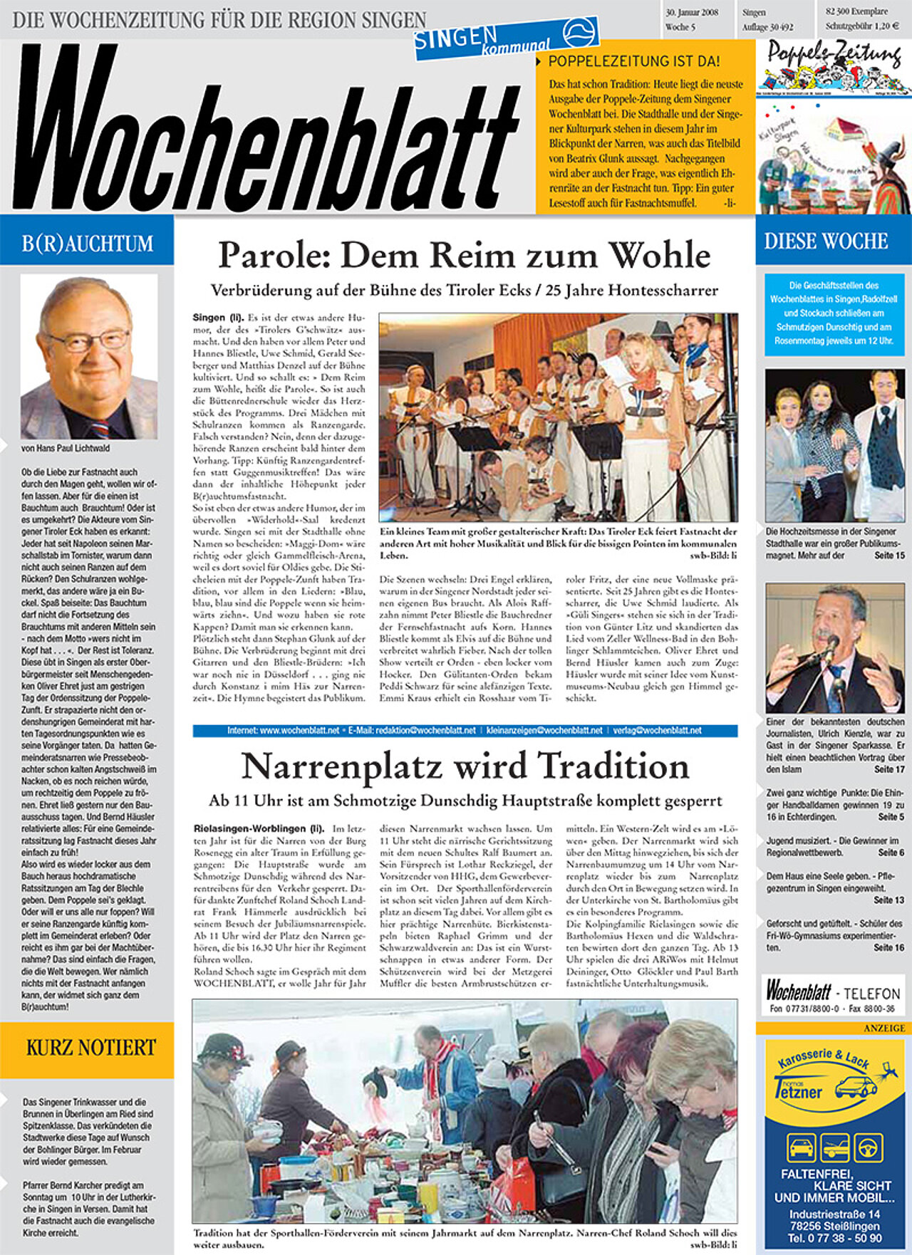 Ausgabe 05 vom 30. Januar 2008