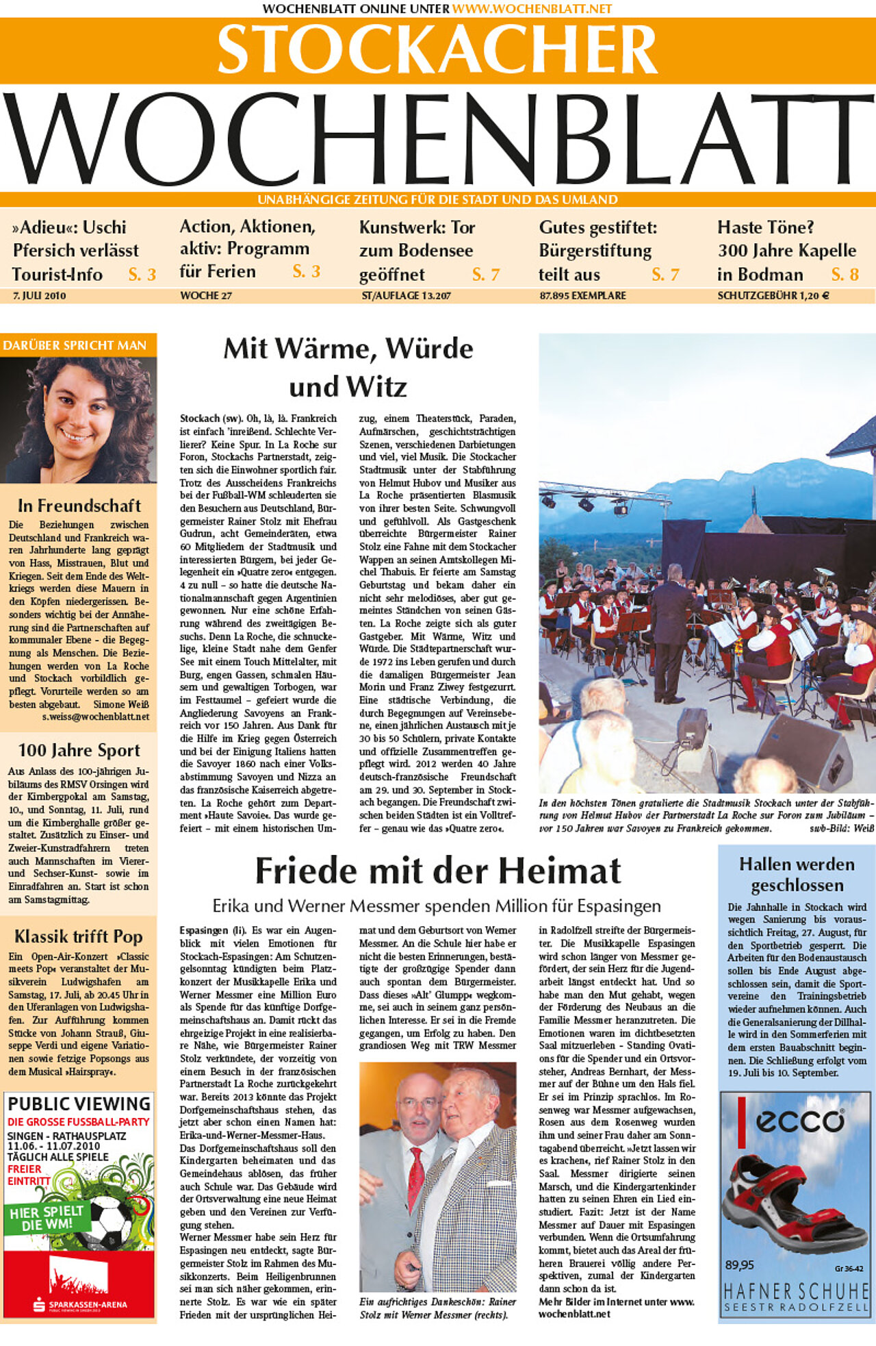 Ausgabe 27 vom 07. Juli 2010
