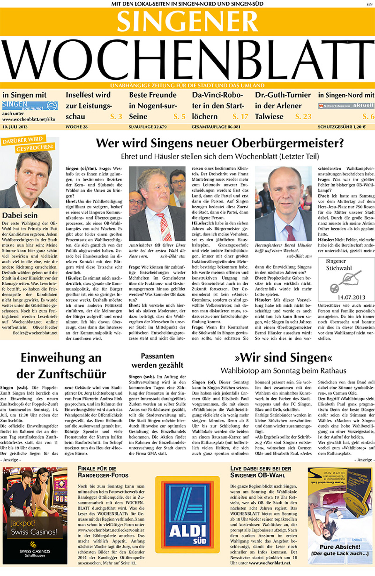 Ausgabe 28 vom 10. Juli 2013