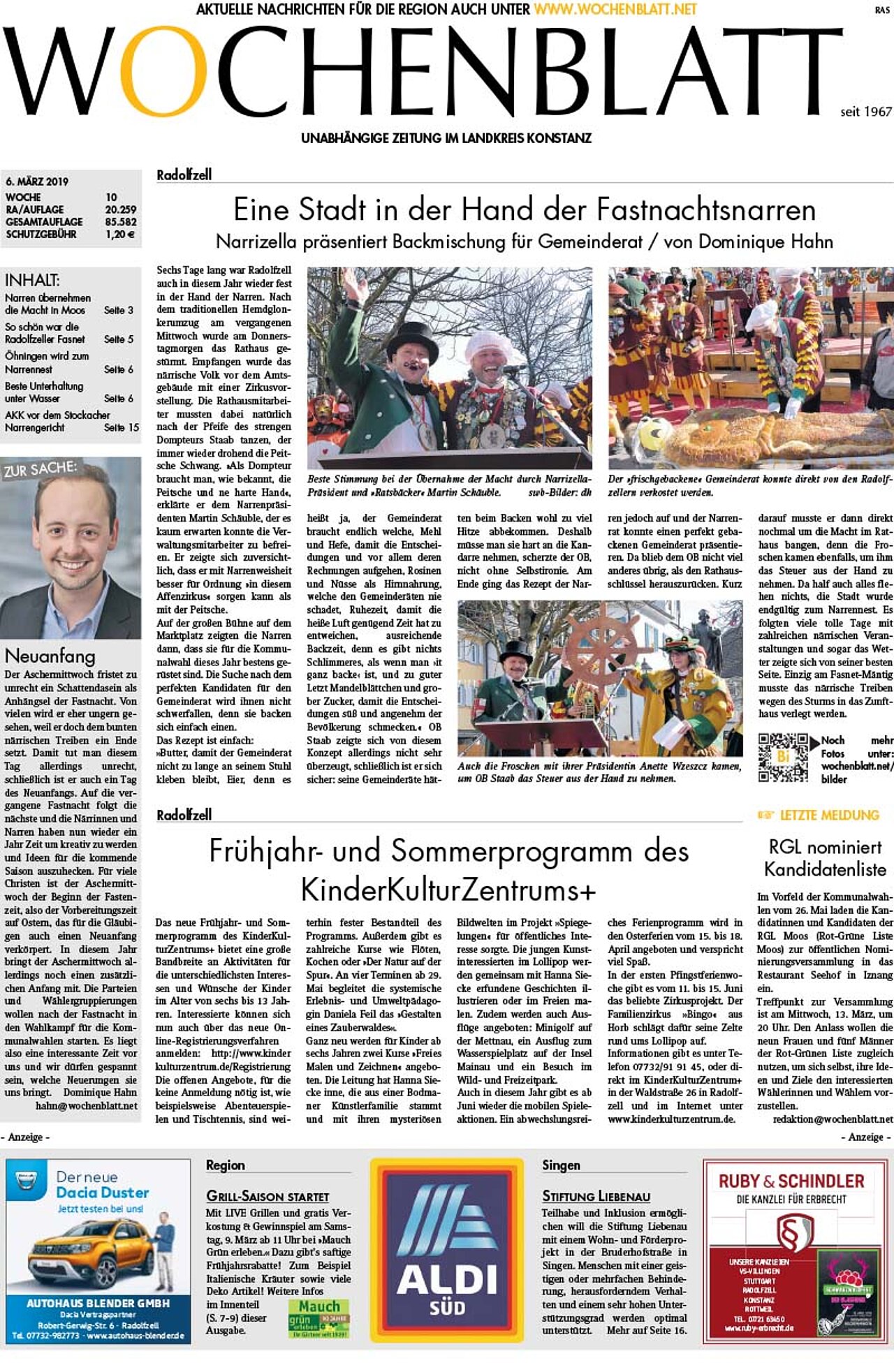 Ausgabe 10 vom 06. März 2019