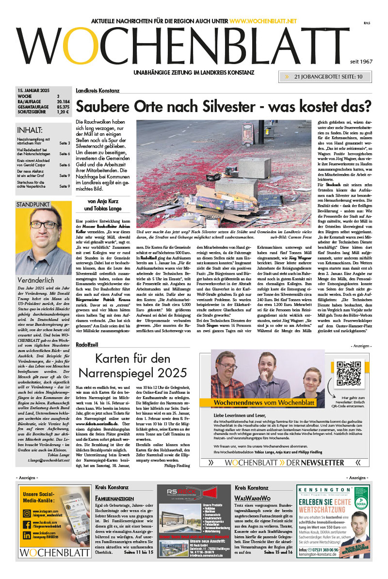 Ausgabe 3 vom 15. Januar 2025