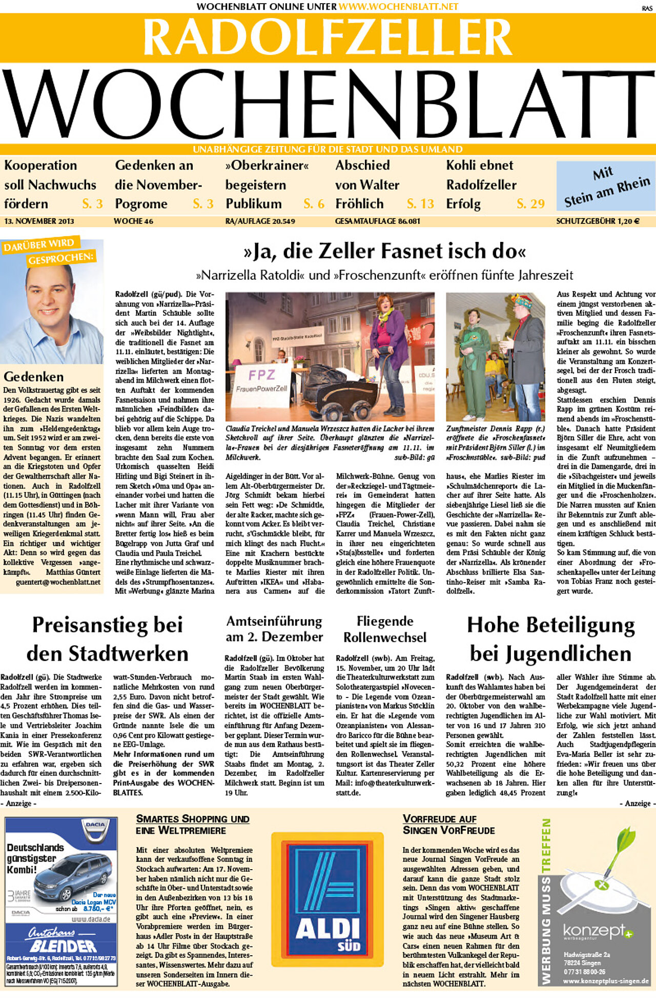 Ausgabe 46 vom 13. November 2013
