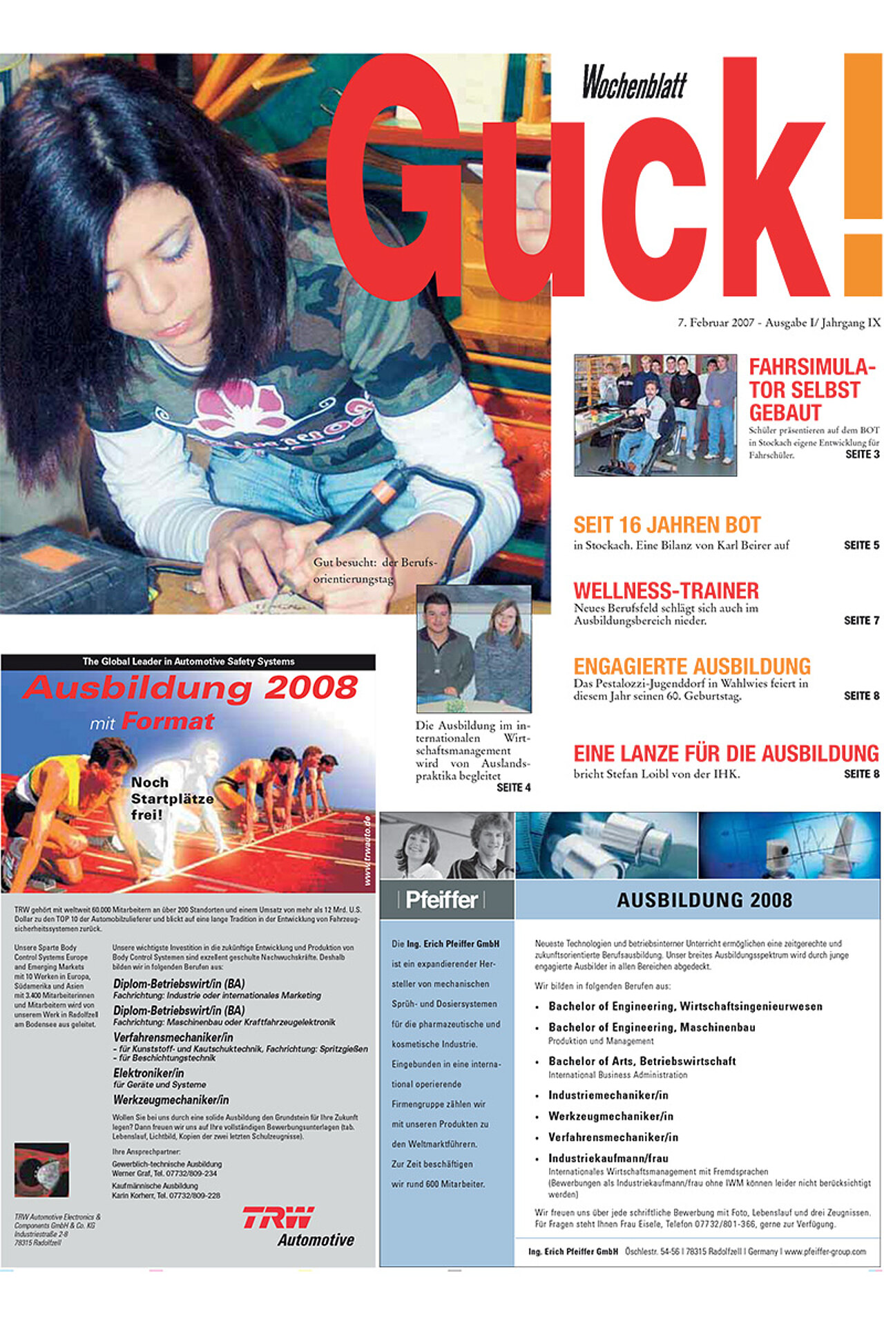 Sonderbeilage vom 07. Februar