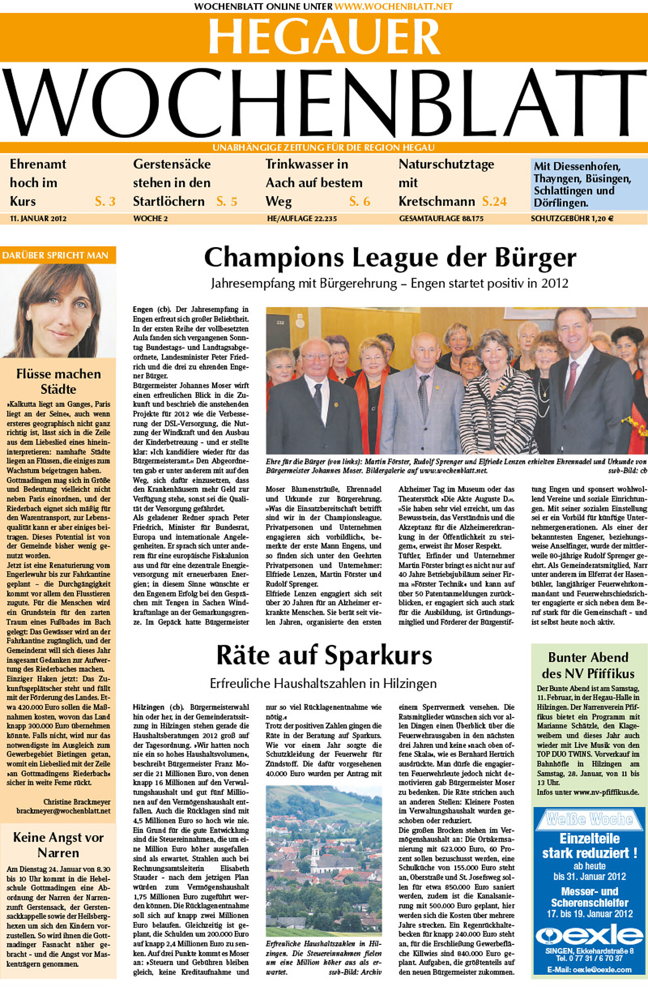 Ausgabe 02 vom 11. Januar 2012