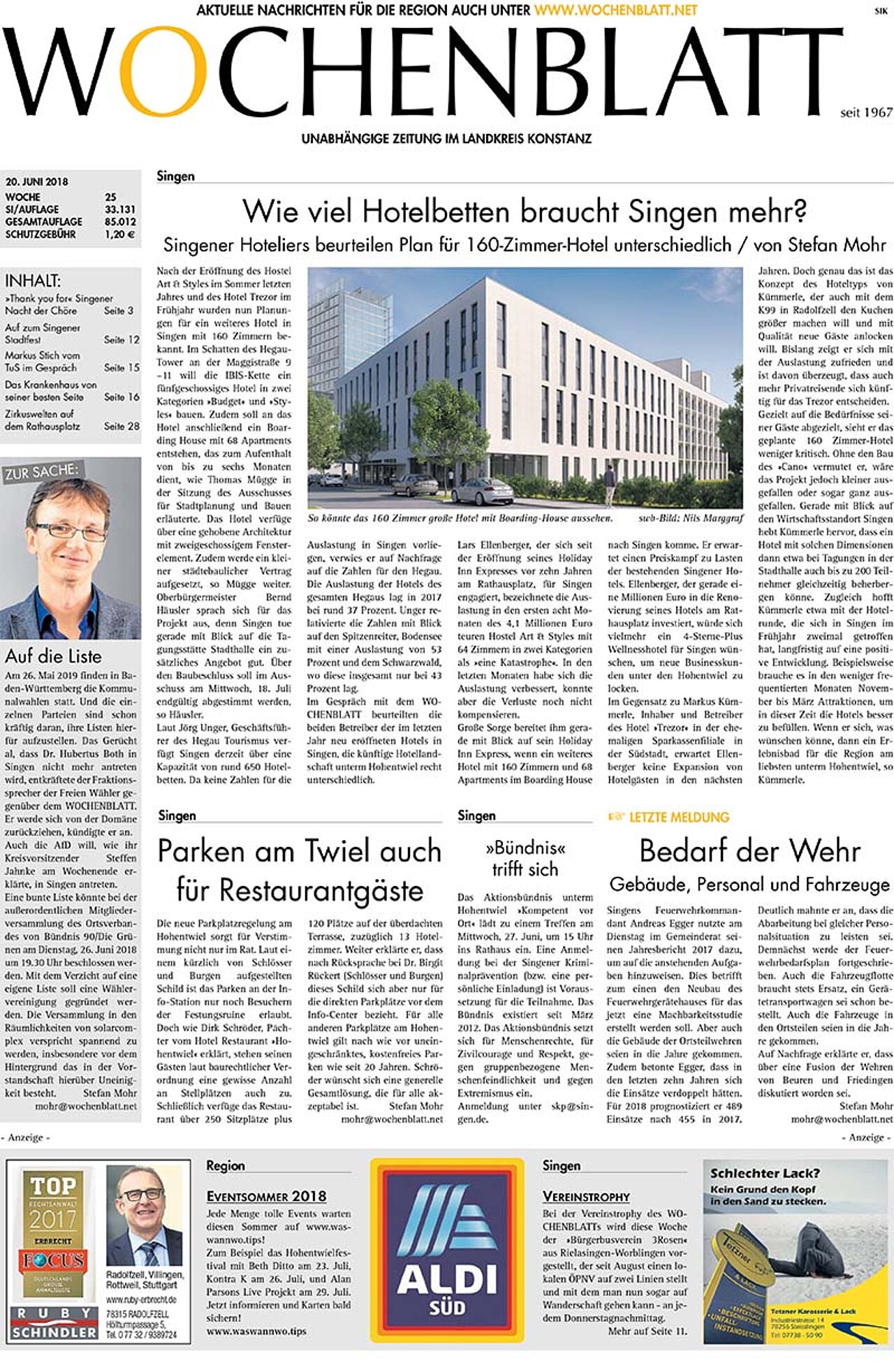 Ausgabe 25 vom 20. Juni 2018