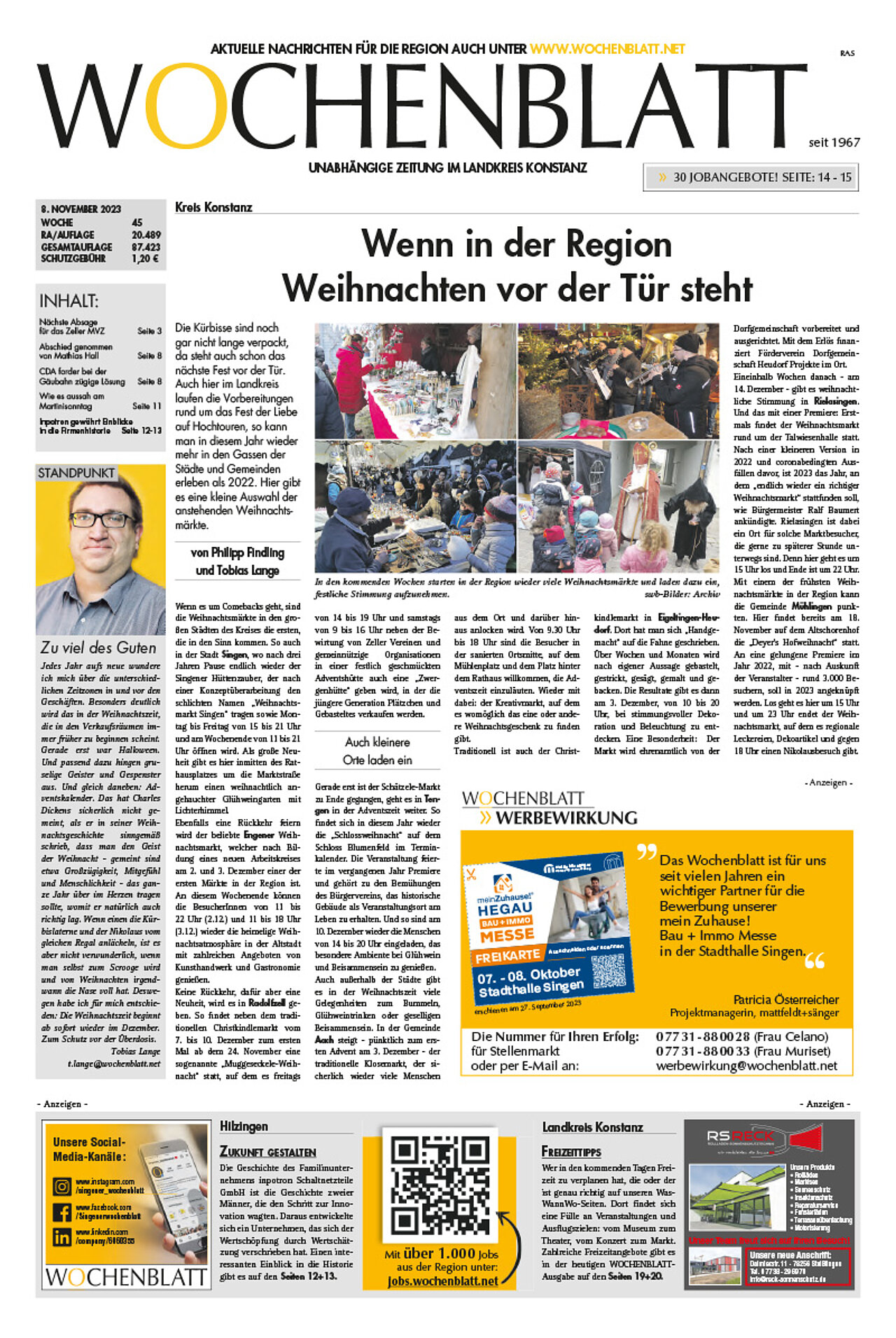 Ausgabe 45 vom 08. November 2023