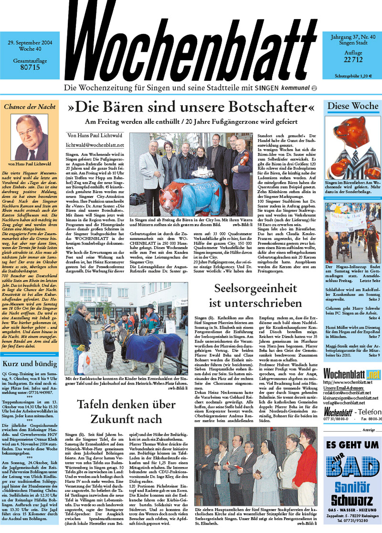 Ausgabe 40 vom 29. September 2004