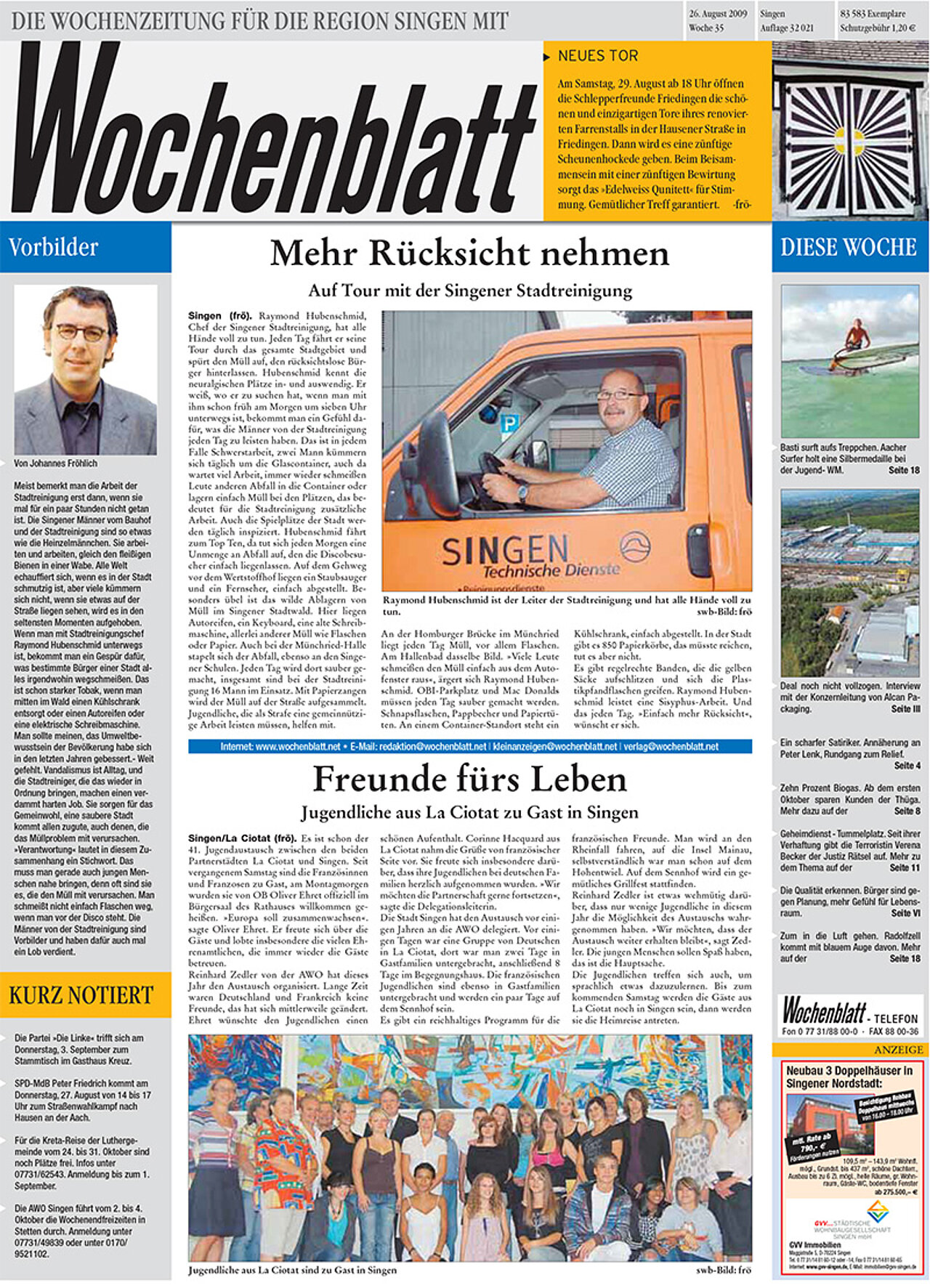 Ausgabe 34 vom 26. August 2009